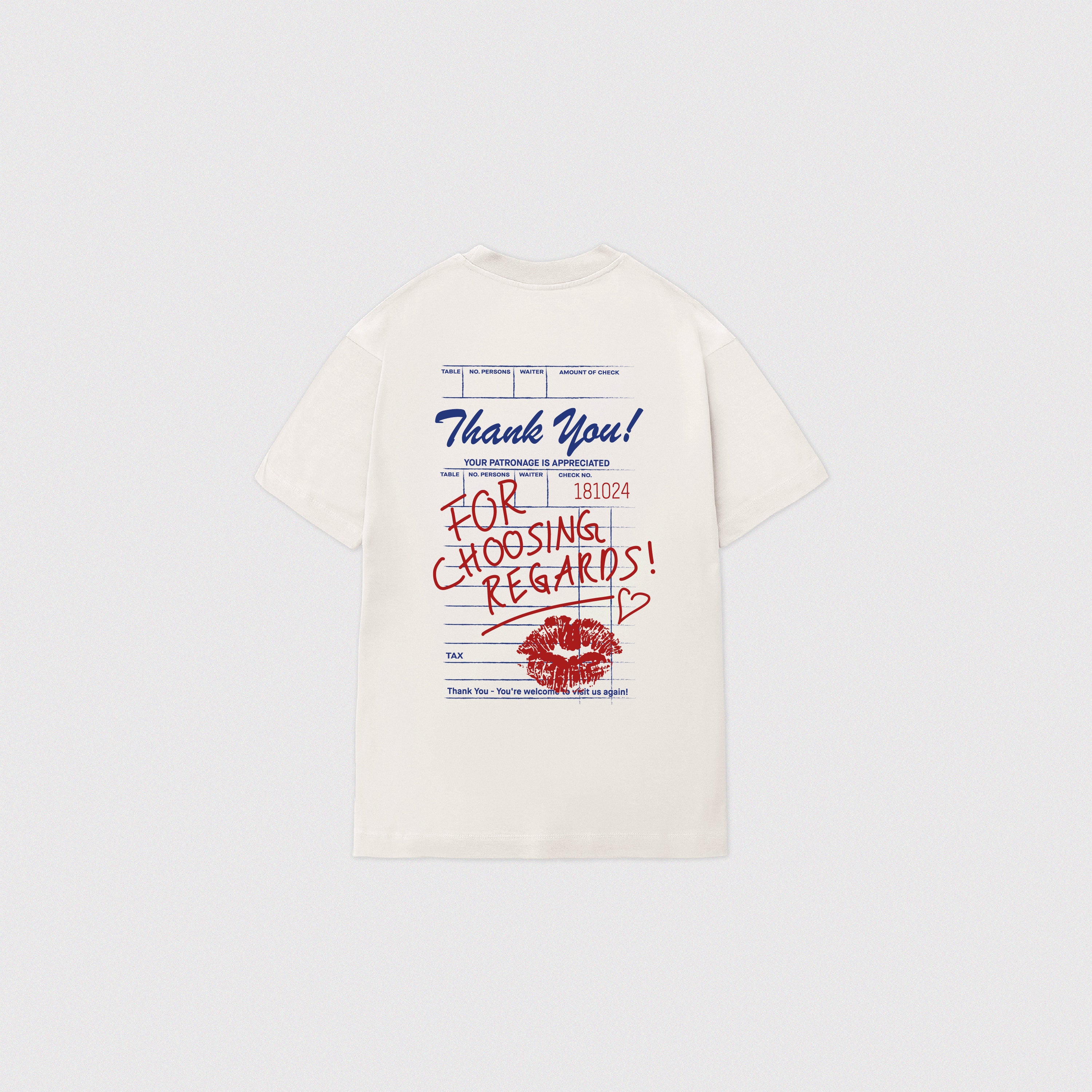 THANK YOU TEE - SNOW