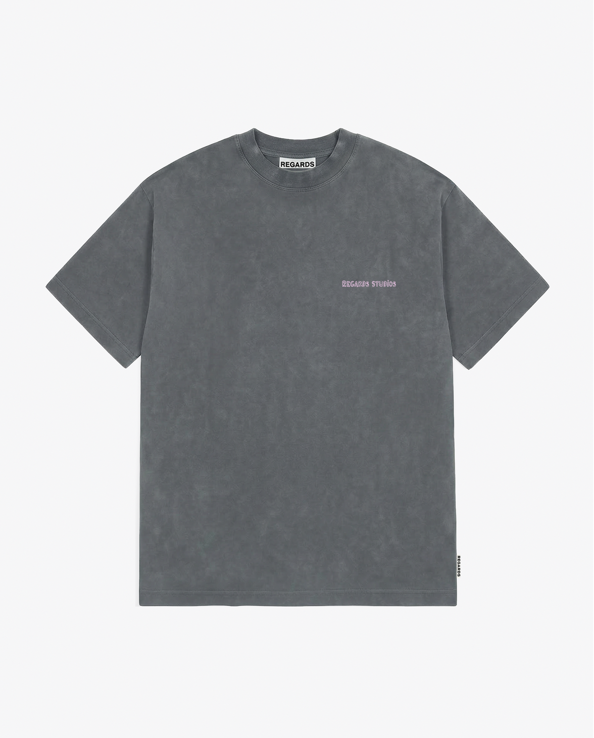 CHALK BOUQUET TEE - GREY WASHED