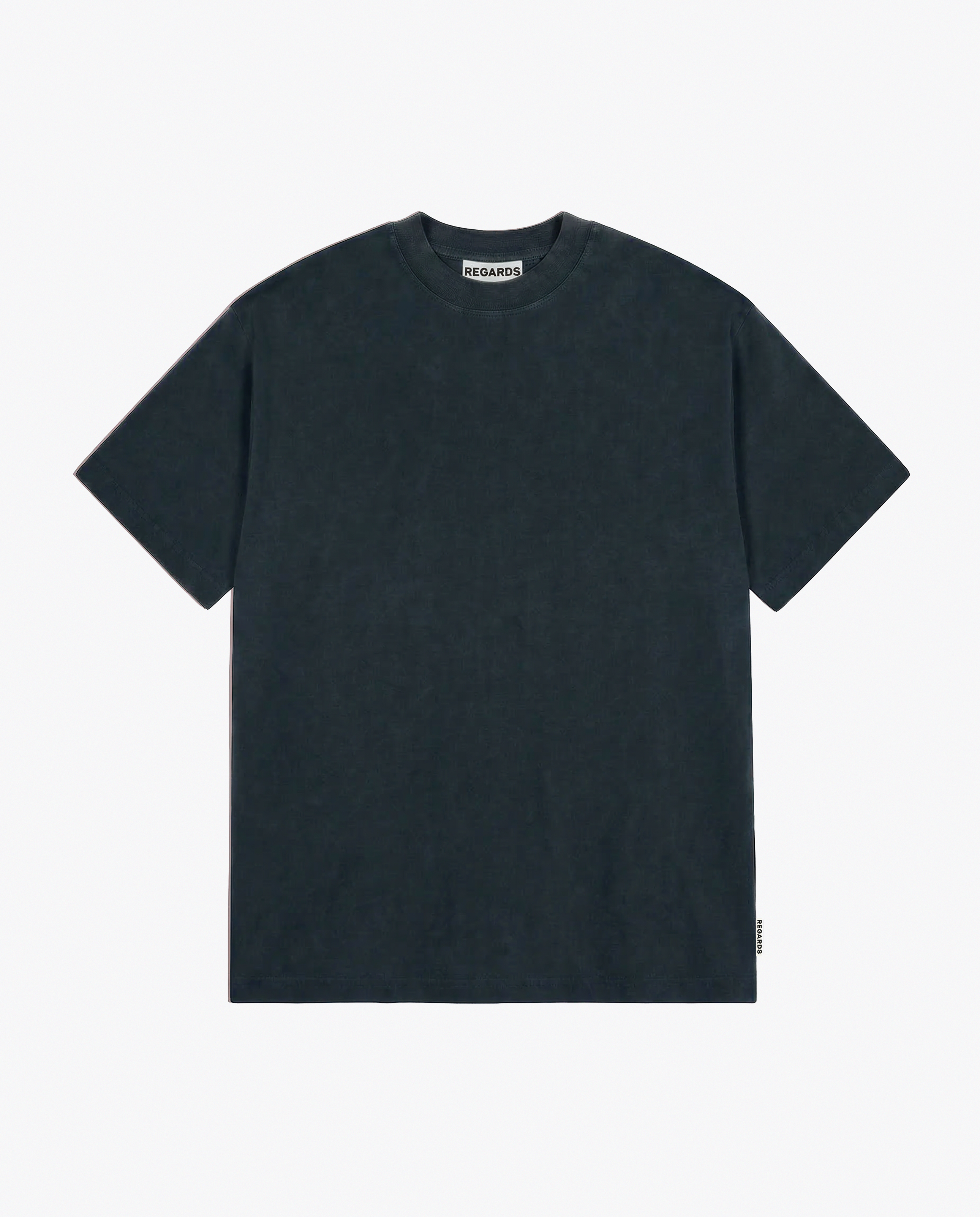 RELAXED TEE BLANK - BLACK WASHED