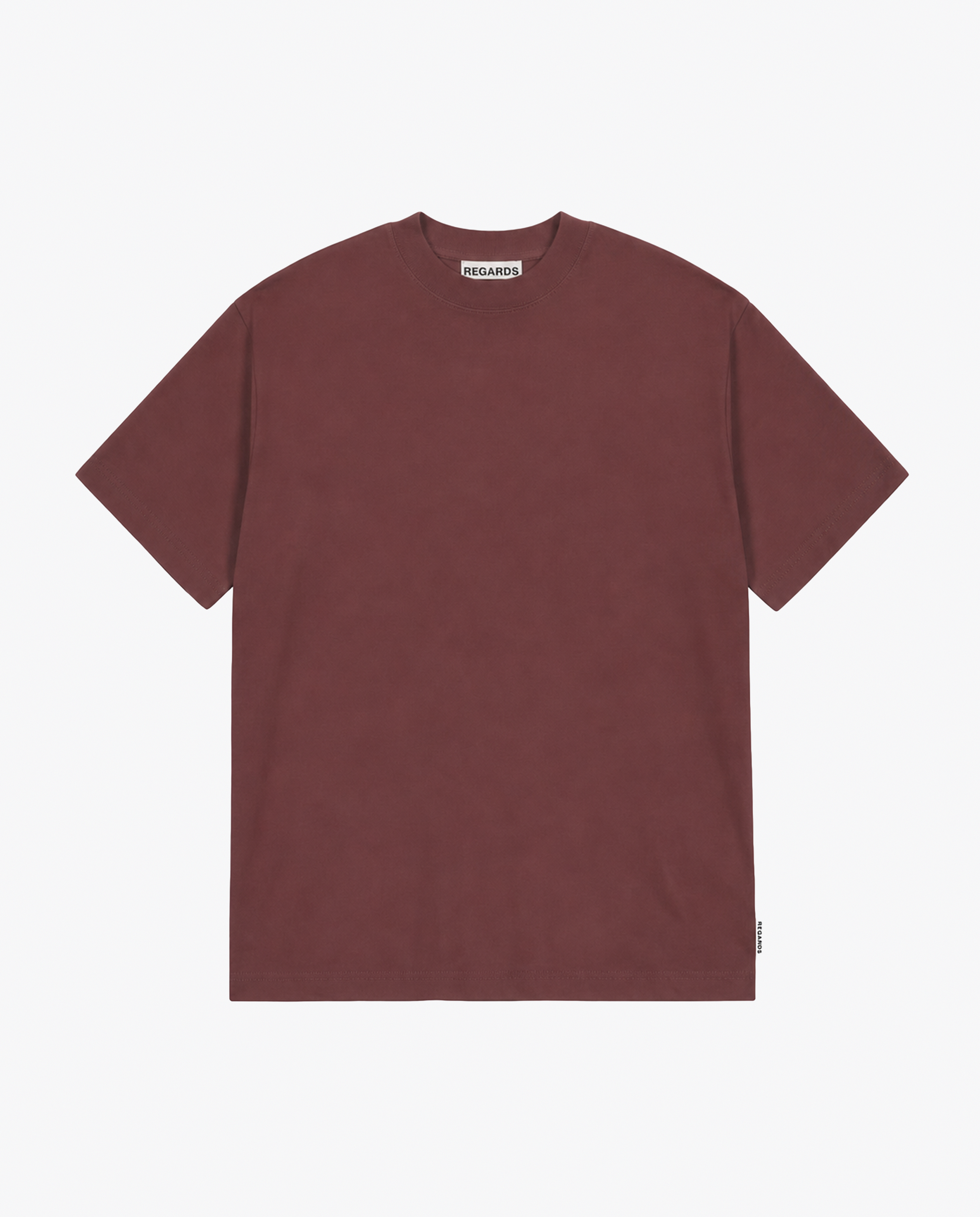 RELAXED TEE BLANK - DARK RUST