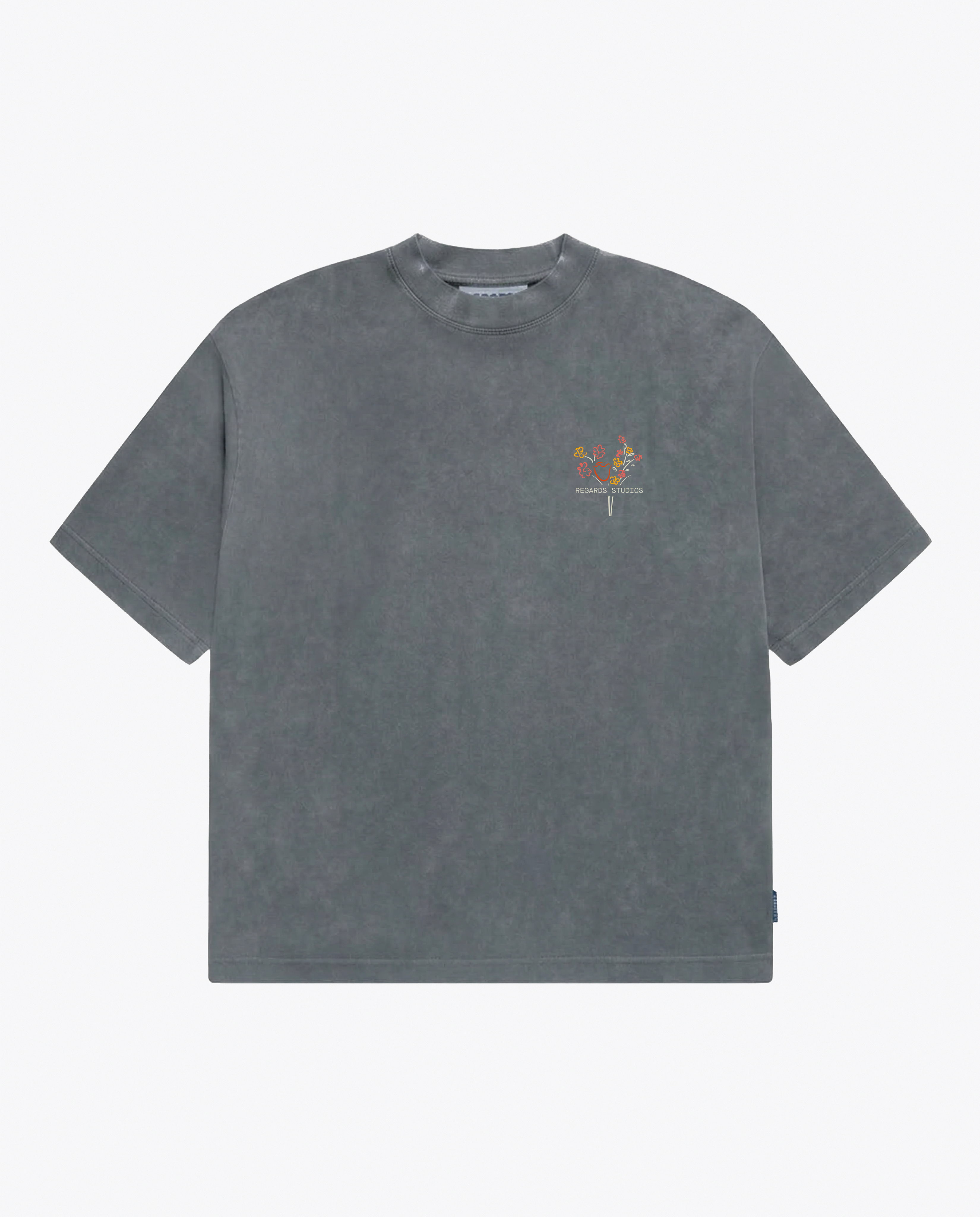 BOUQUET TEE TEE - GREY WASHED