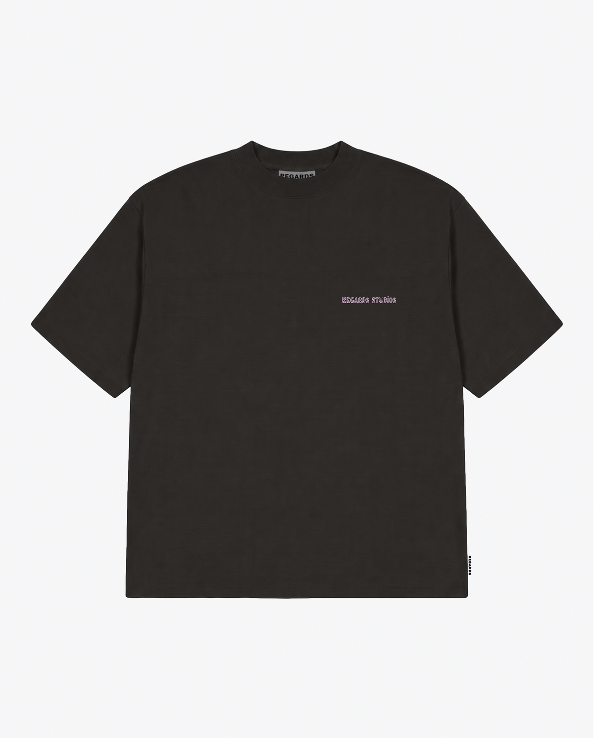CHALK BOUQUET TEE - ESPRESSO WASHED
