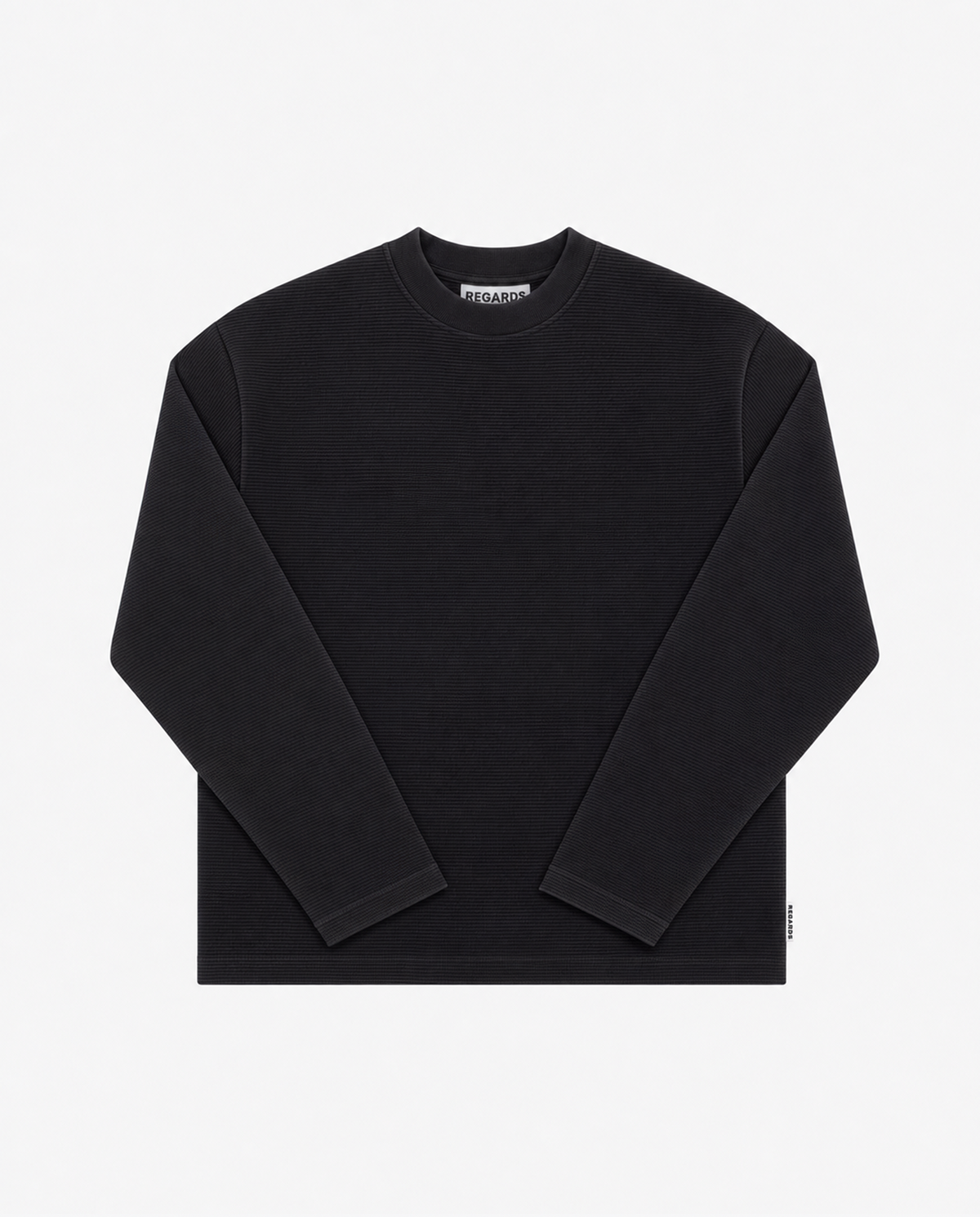 OTTOMAN OVERSIZE LONGSLEEVE - BLACK