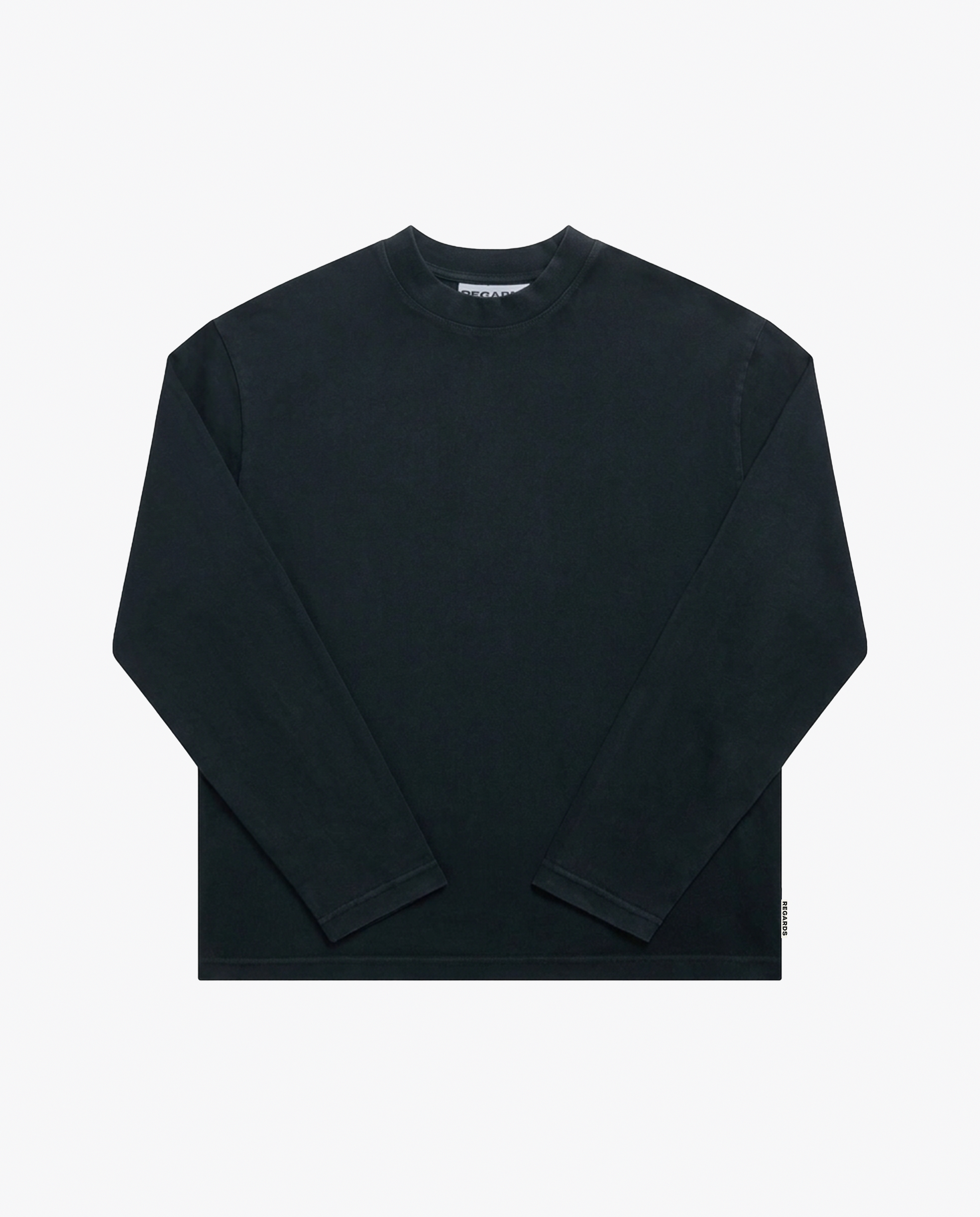 HEAVY OVERSIZE LONGSLEEVE - BLACK WASHED