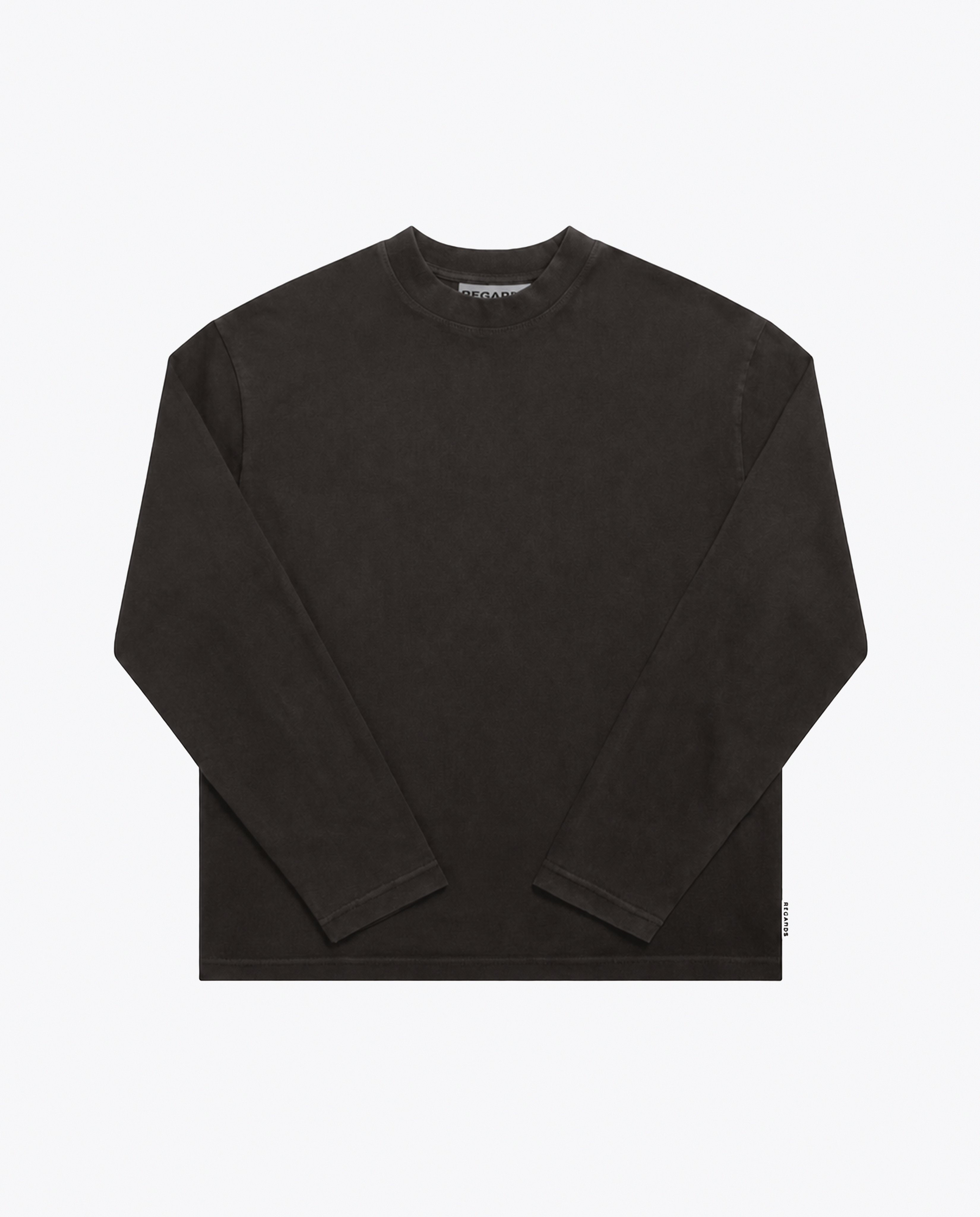 HEAVY OVERSIZE LONGSLEEVE - ESPRESSO WASHED