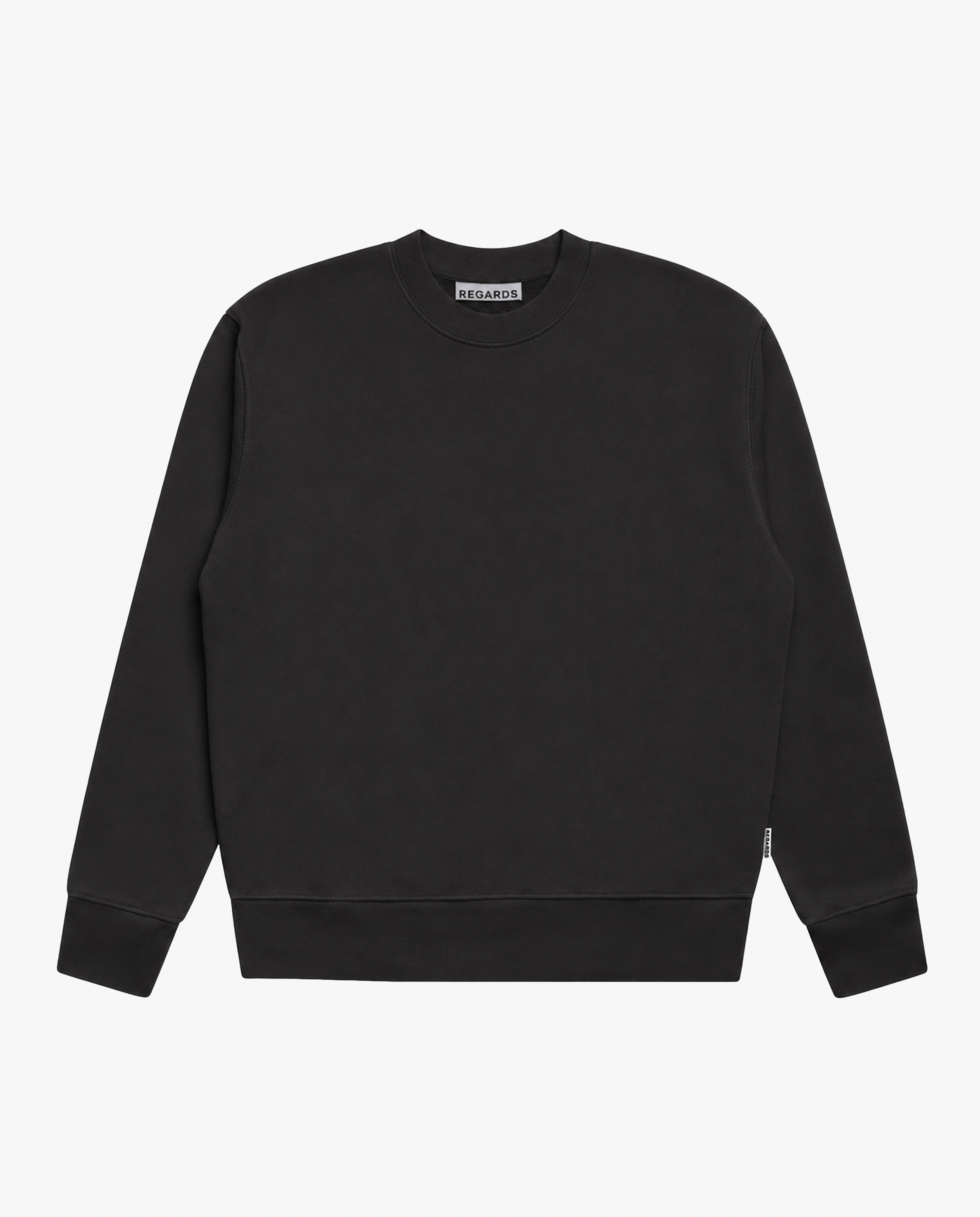 RELAXED LOOPBACK CREW - ESPRESSO WASHED