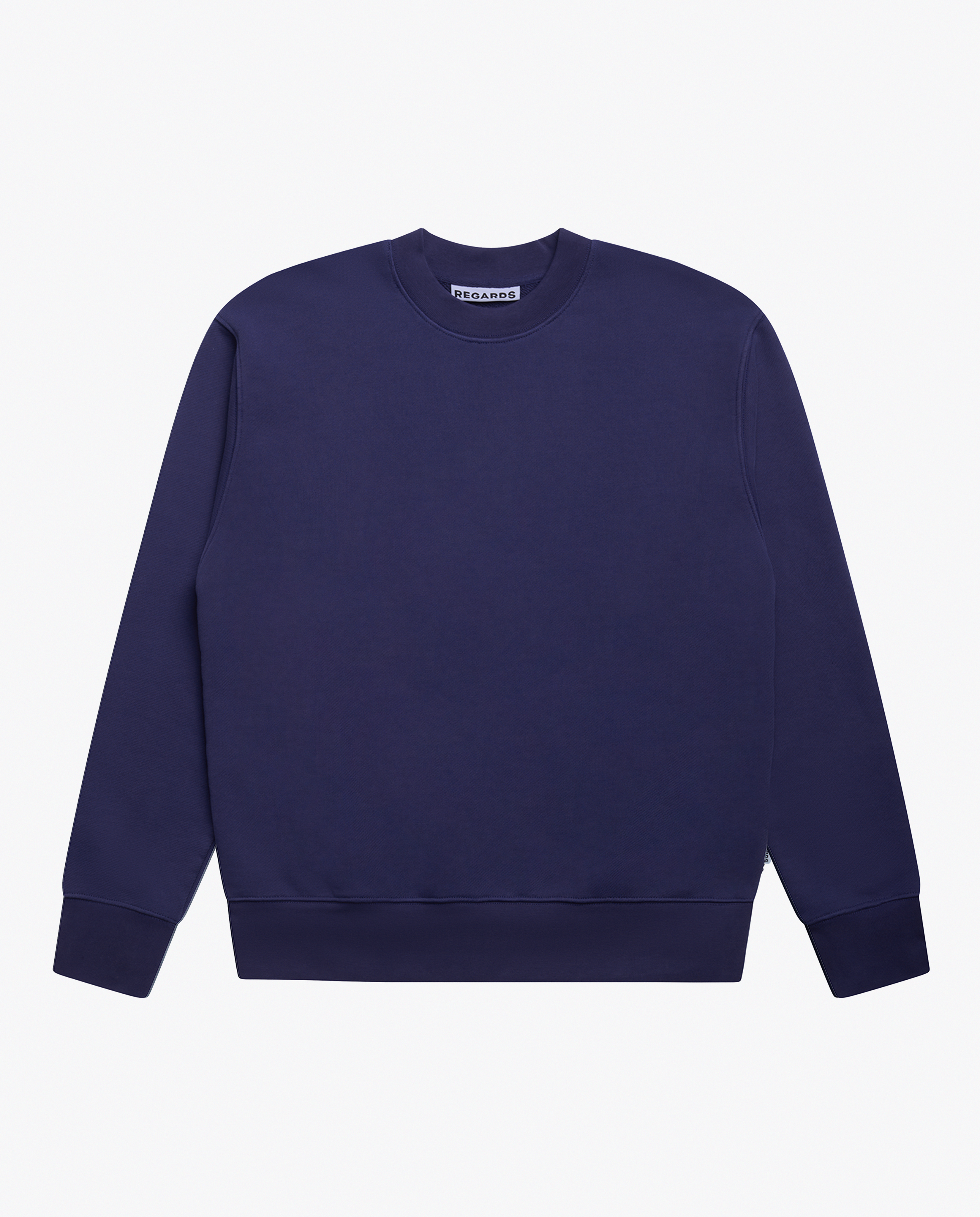 RELAXED LOOPBACK CREWNECK - GREYSTONE WASHED