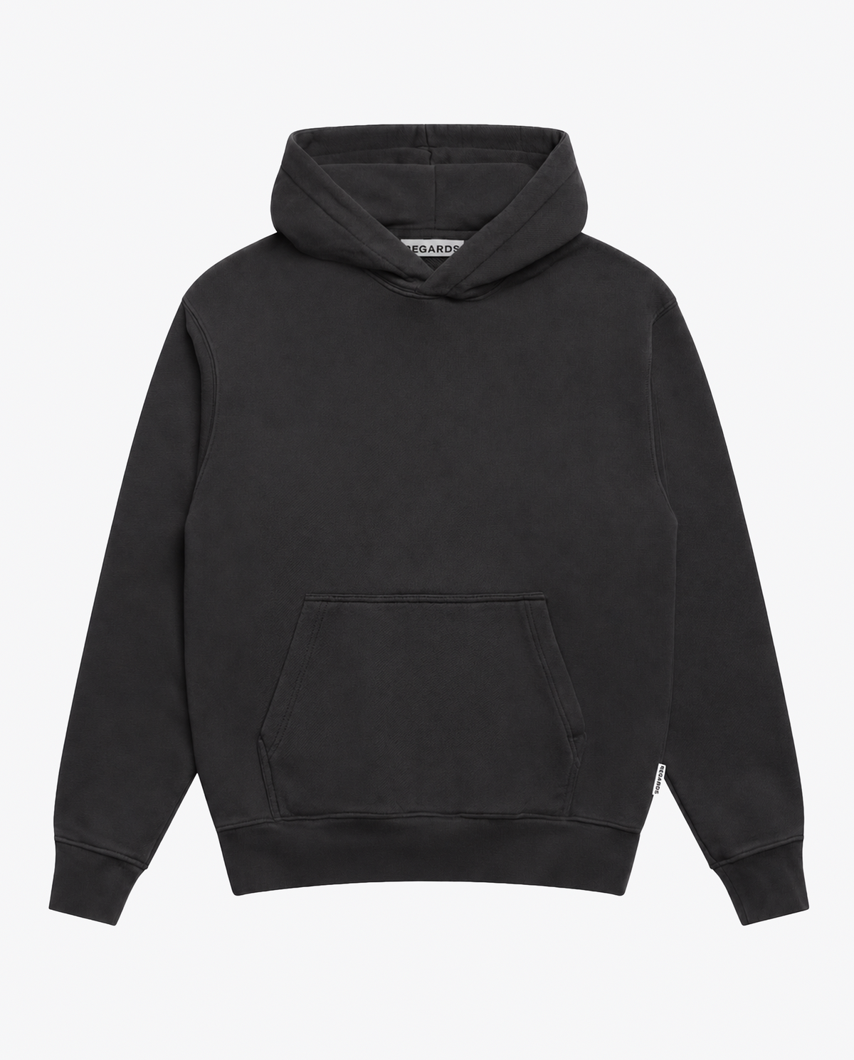 RELAXED LOOPBACK HOODIE - ESPRESSO WASHED