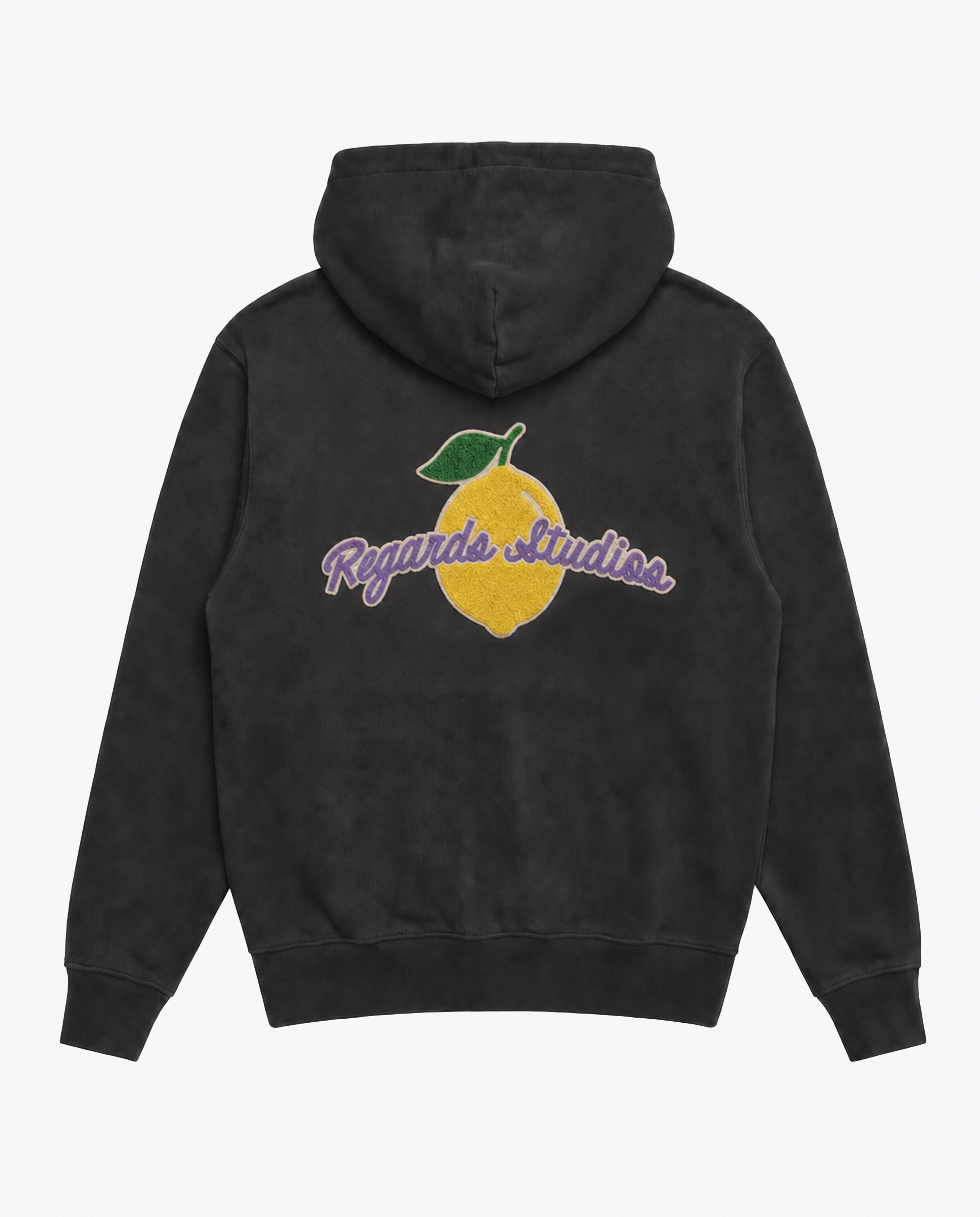 CHENILE LEMON HOODIE - ESPRESSO WASHED
