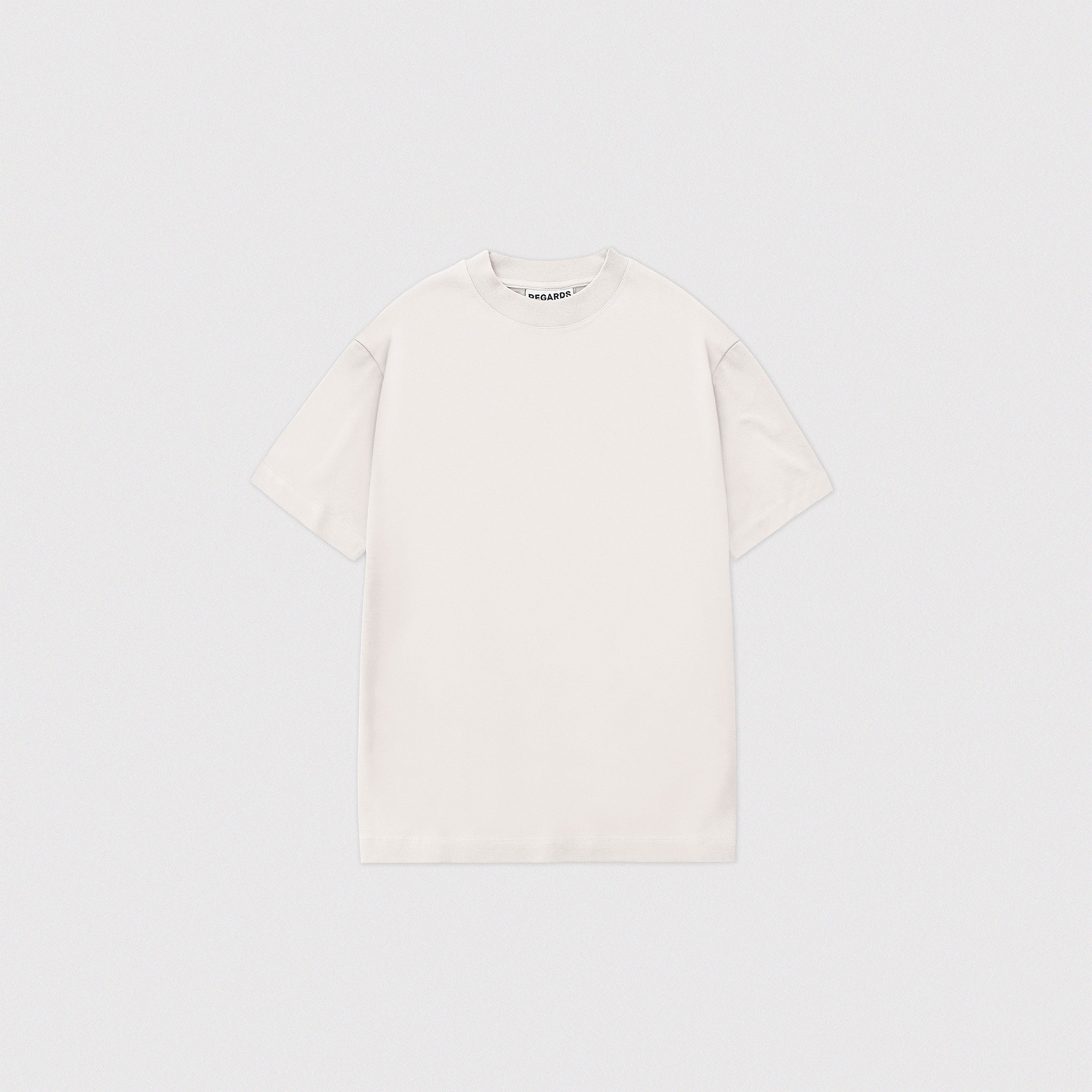 RELAXED TEE BLANK - SNOW