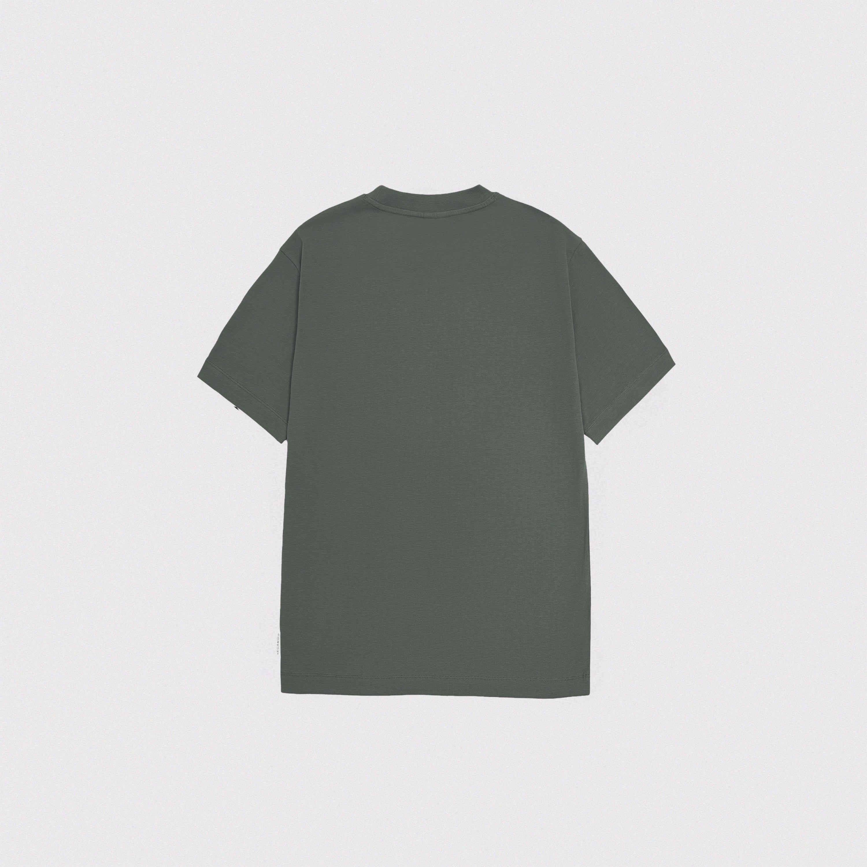 RELAXED TEE BLANK - ASH OLIVE