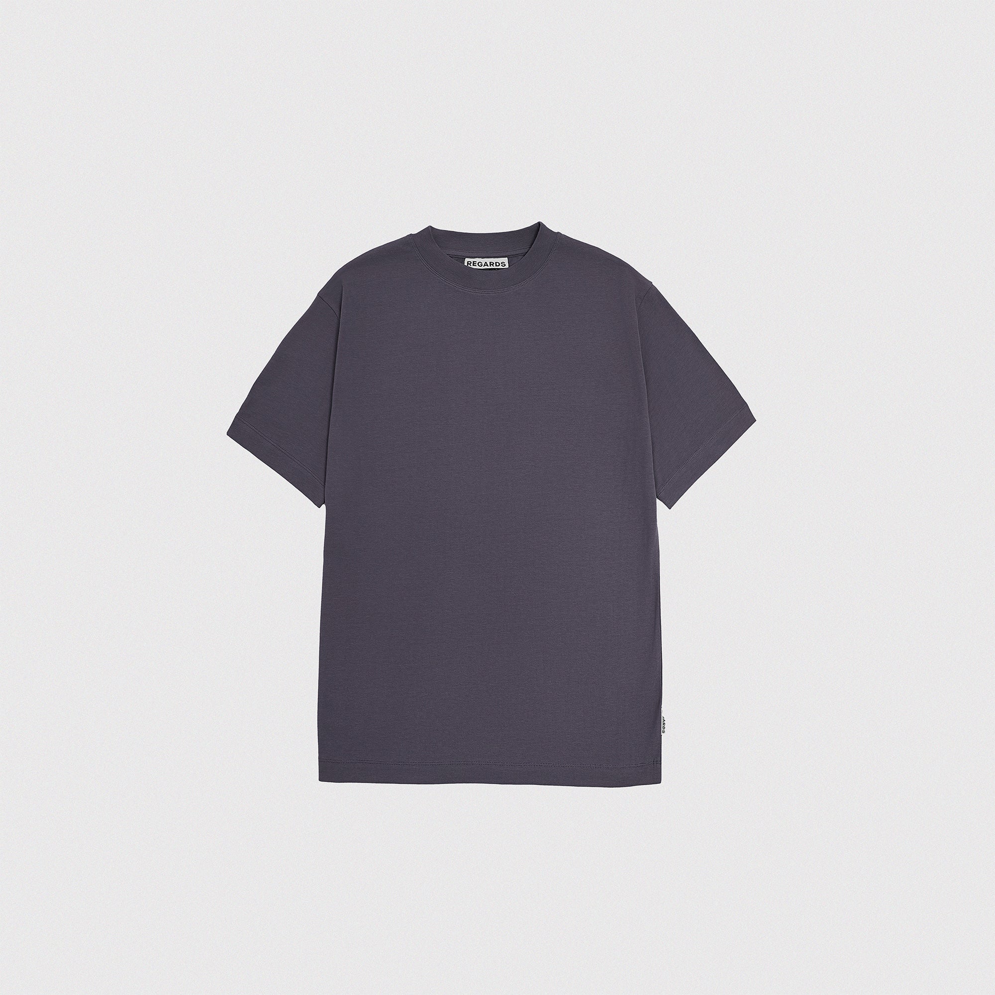 RELAXED TEE BLANK - PURPLE ASH