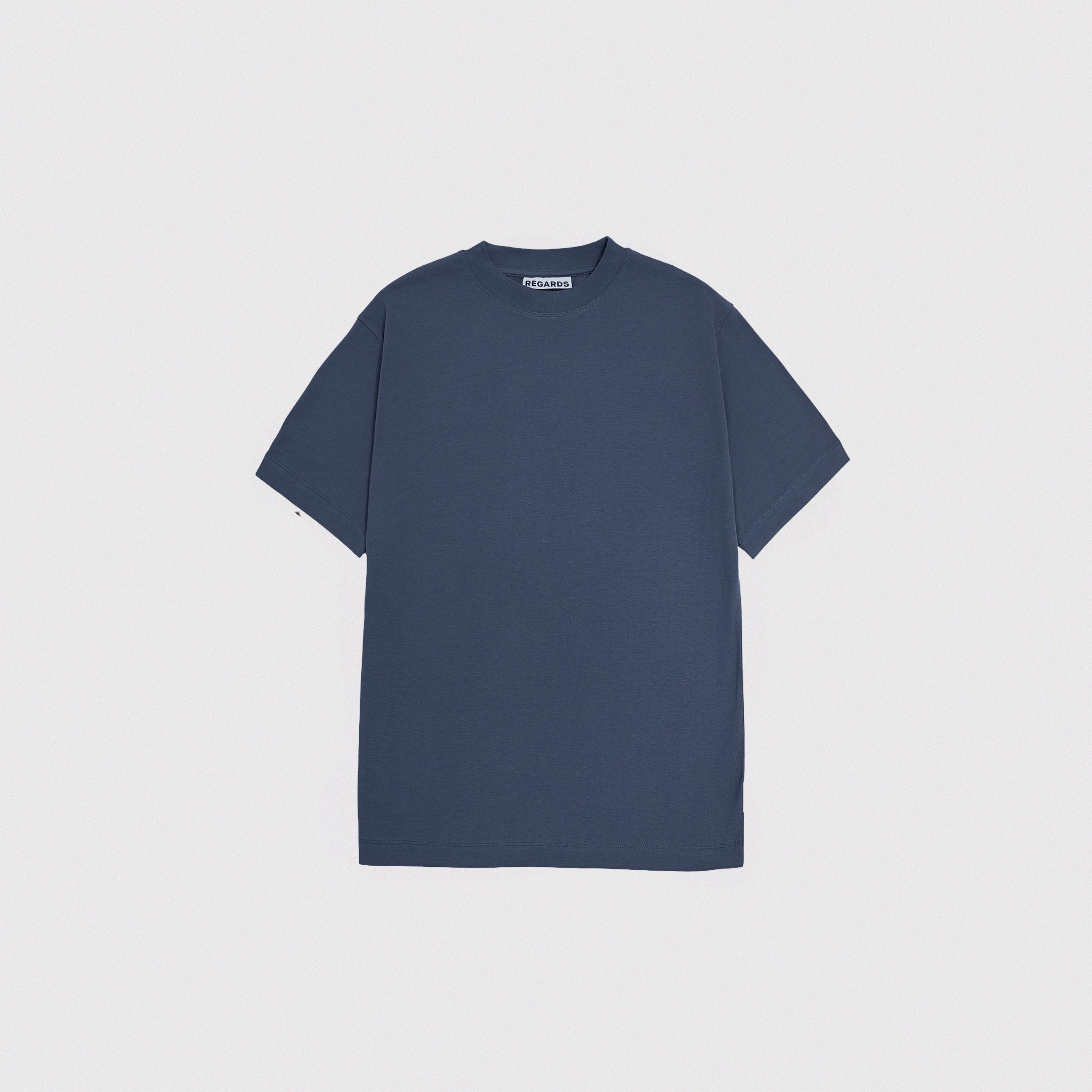 RELAXED TEE BLANK - FADED INDIGO