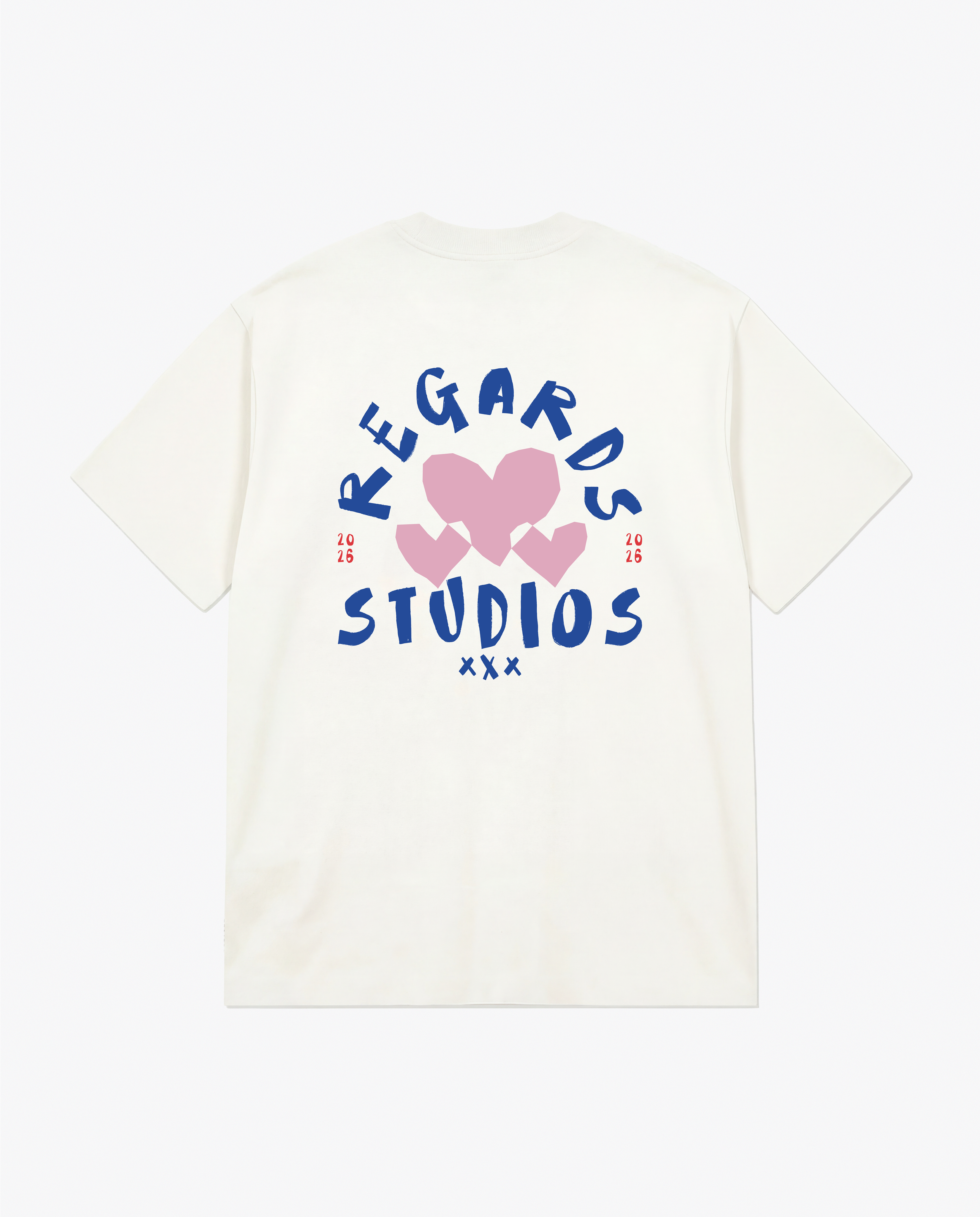 HEART TEE - SNOW