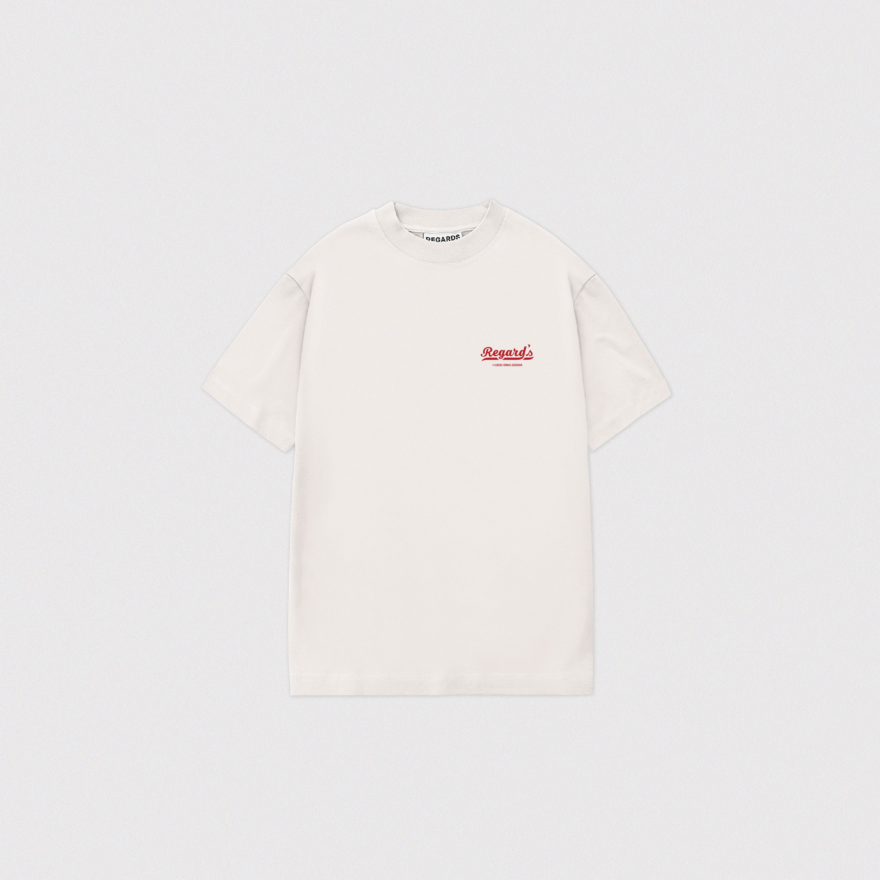 DINER BOY TEE - SNOW