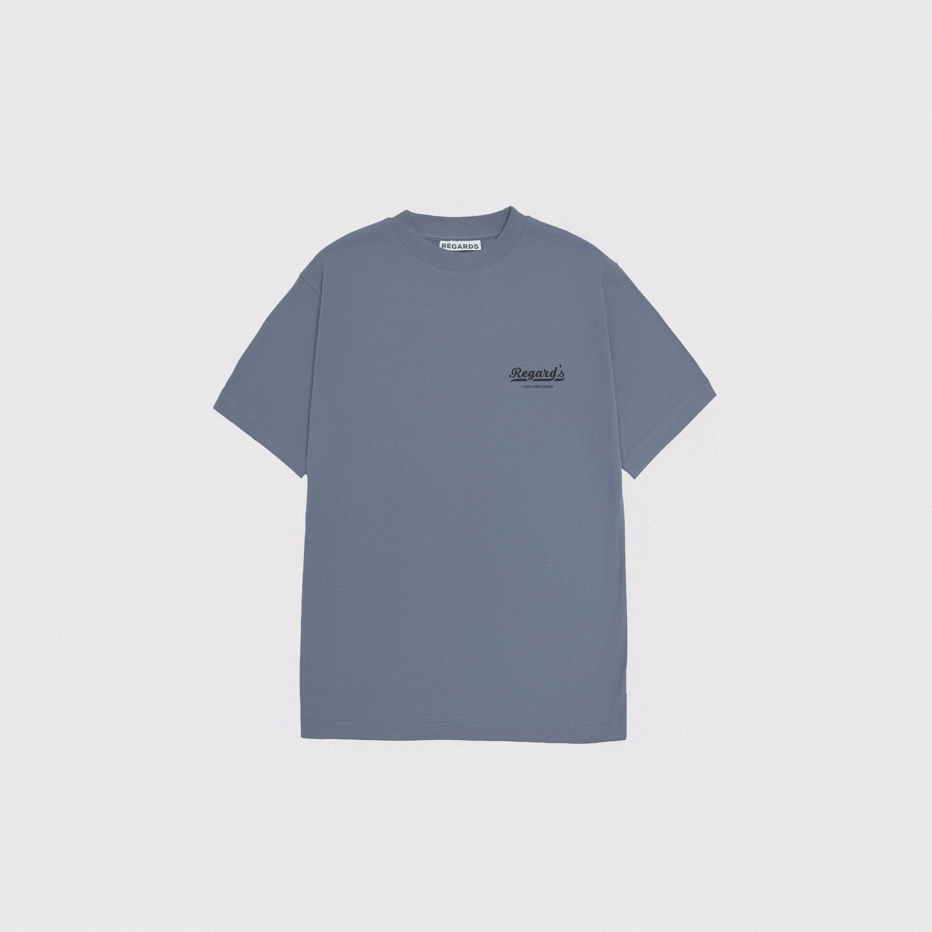DINER BOY TEE - SOFT STEEL