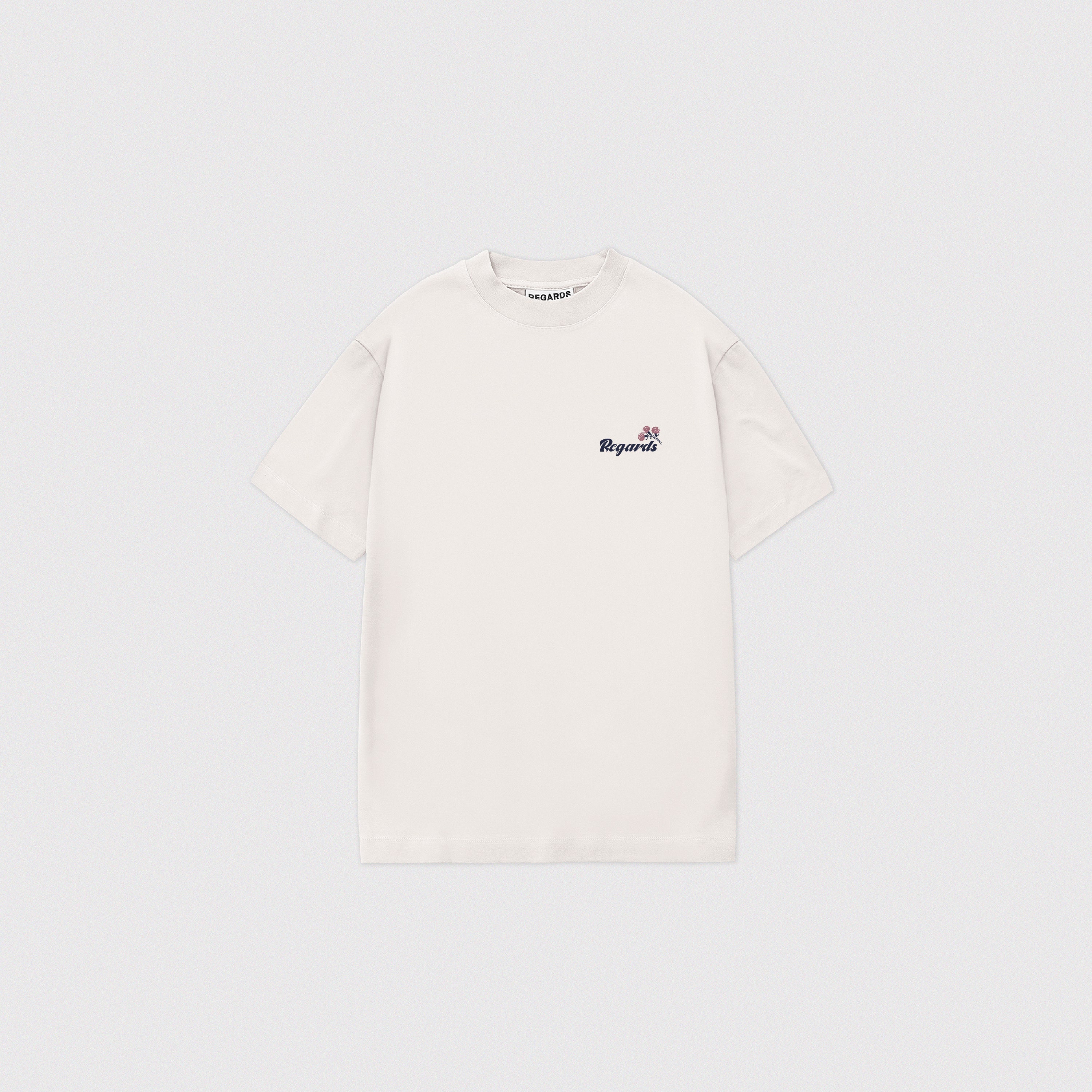 FRESH FLOWERS TEE - SNOW