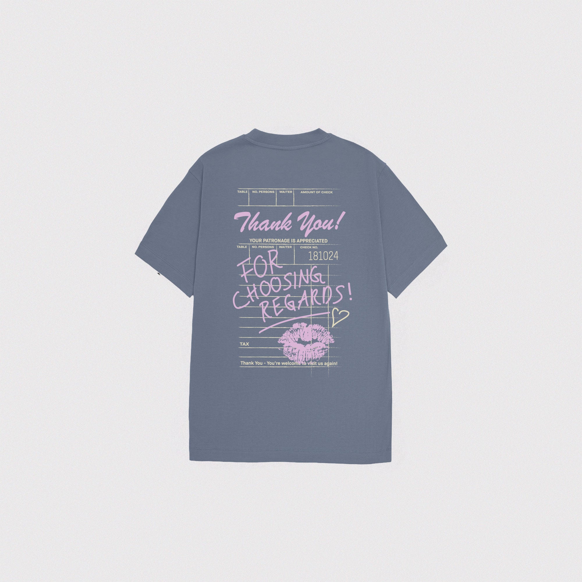 THANK YOU TEE - SOFT STEEL