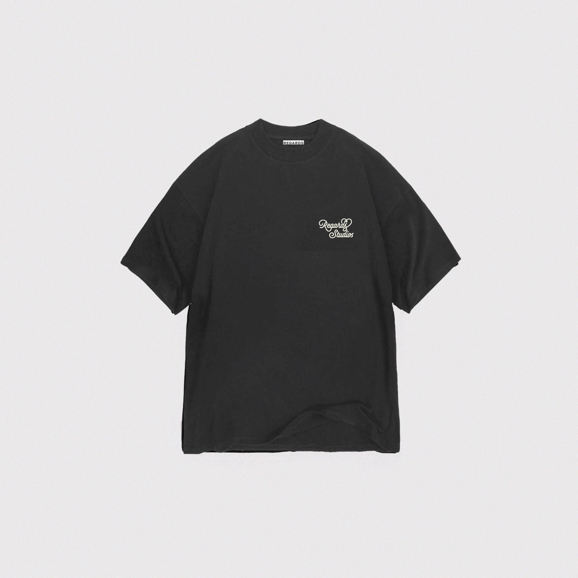 CHAINSTICH TEE - BLACK WASHED