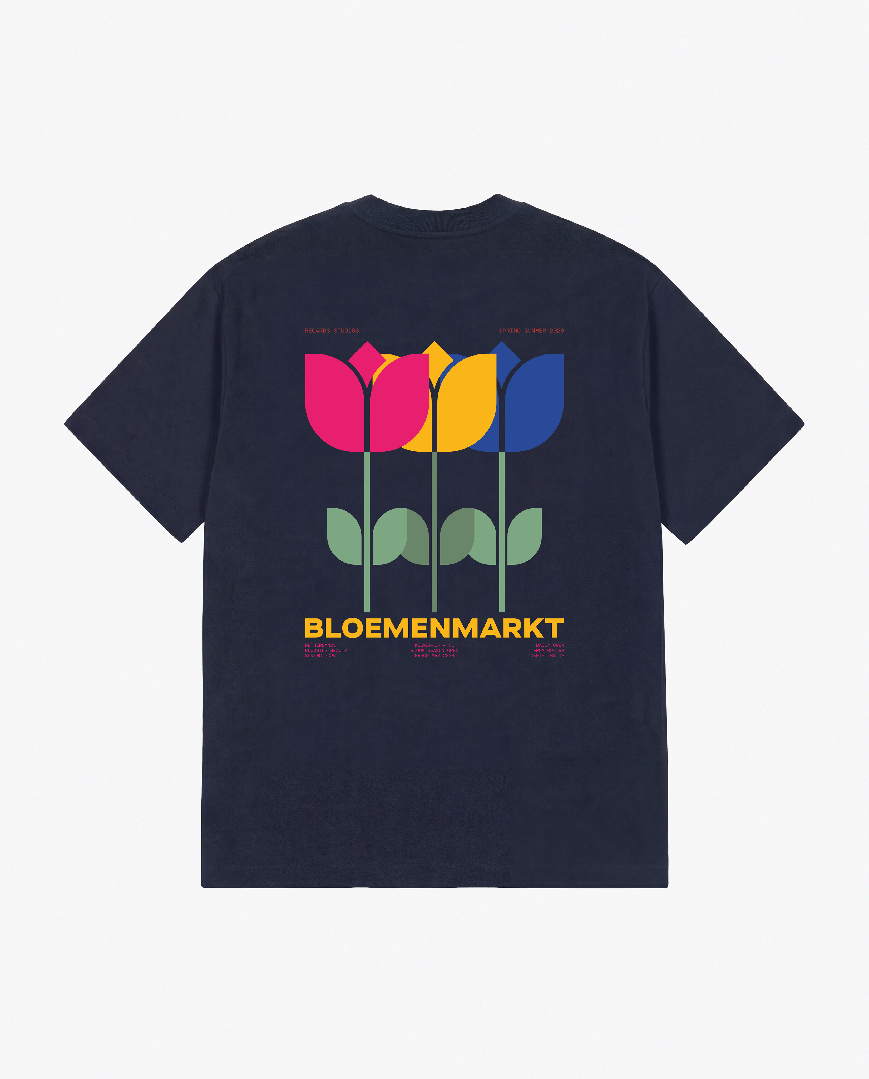 III TULIP TEE - Navy