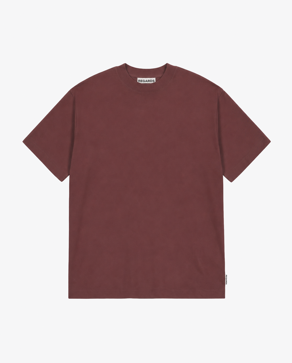 RELAXED TEE BLANK - DARK RUST
