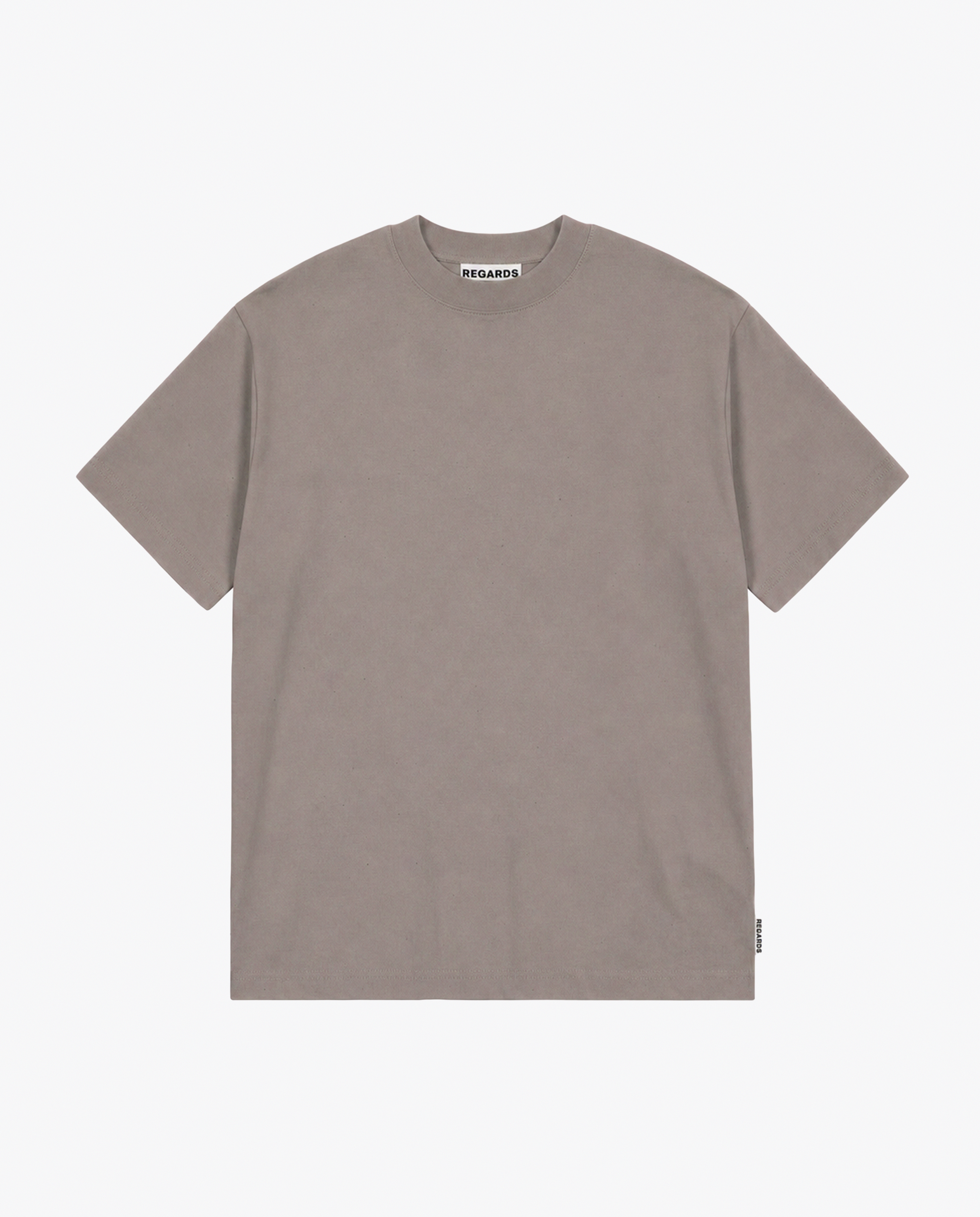 RELAXED TEE BLANK - TAUPE WASHED