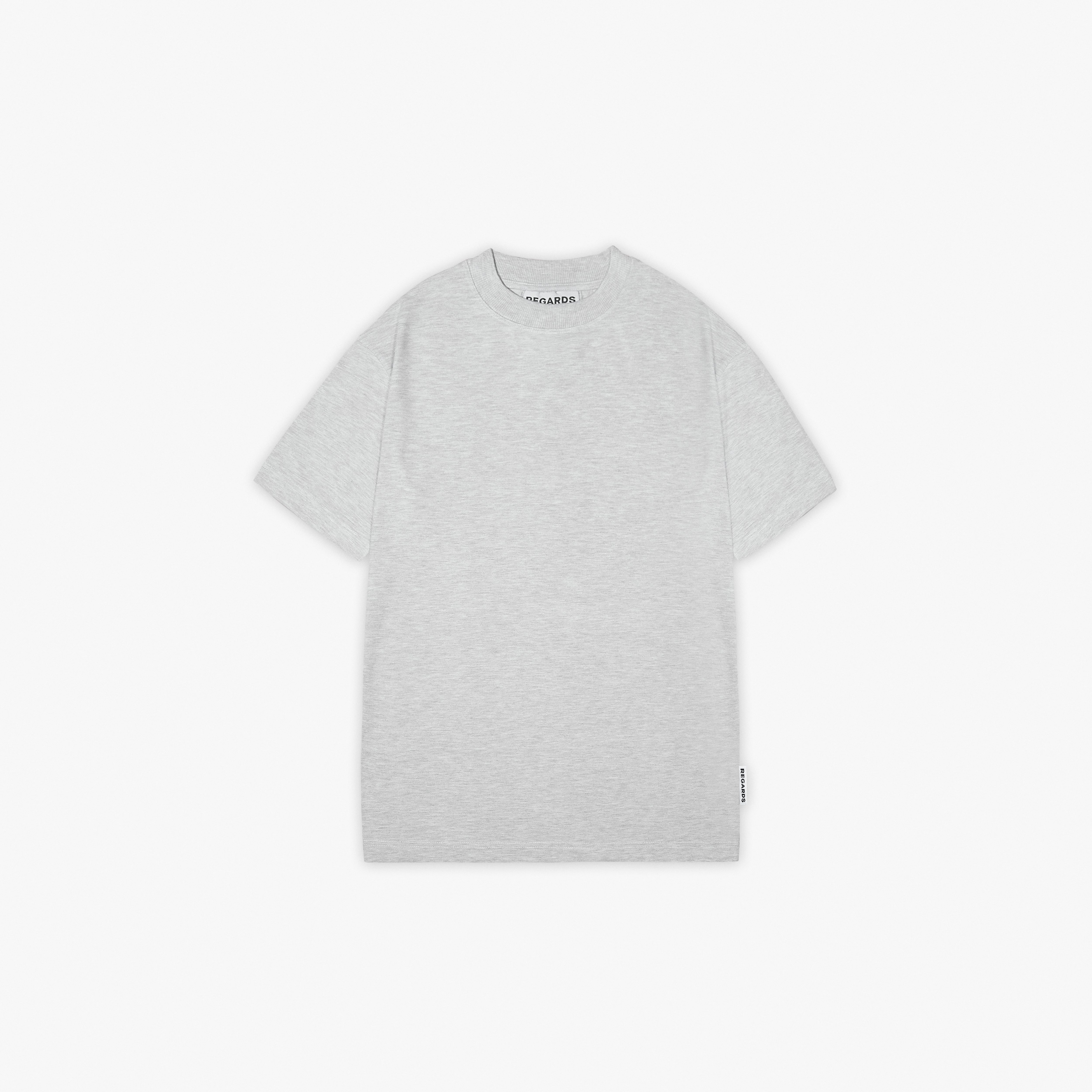RELAXED TEE BLANK - LIGHT GREY MEL