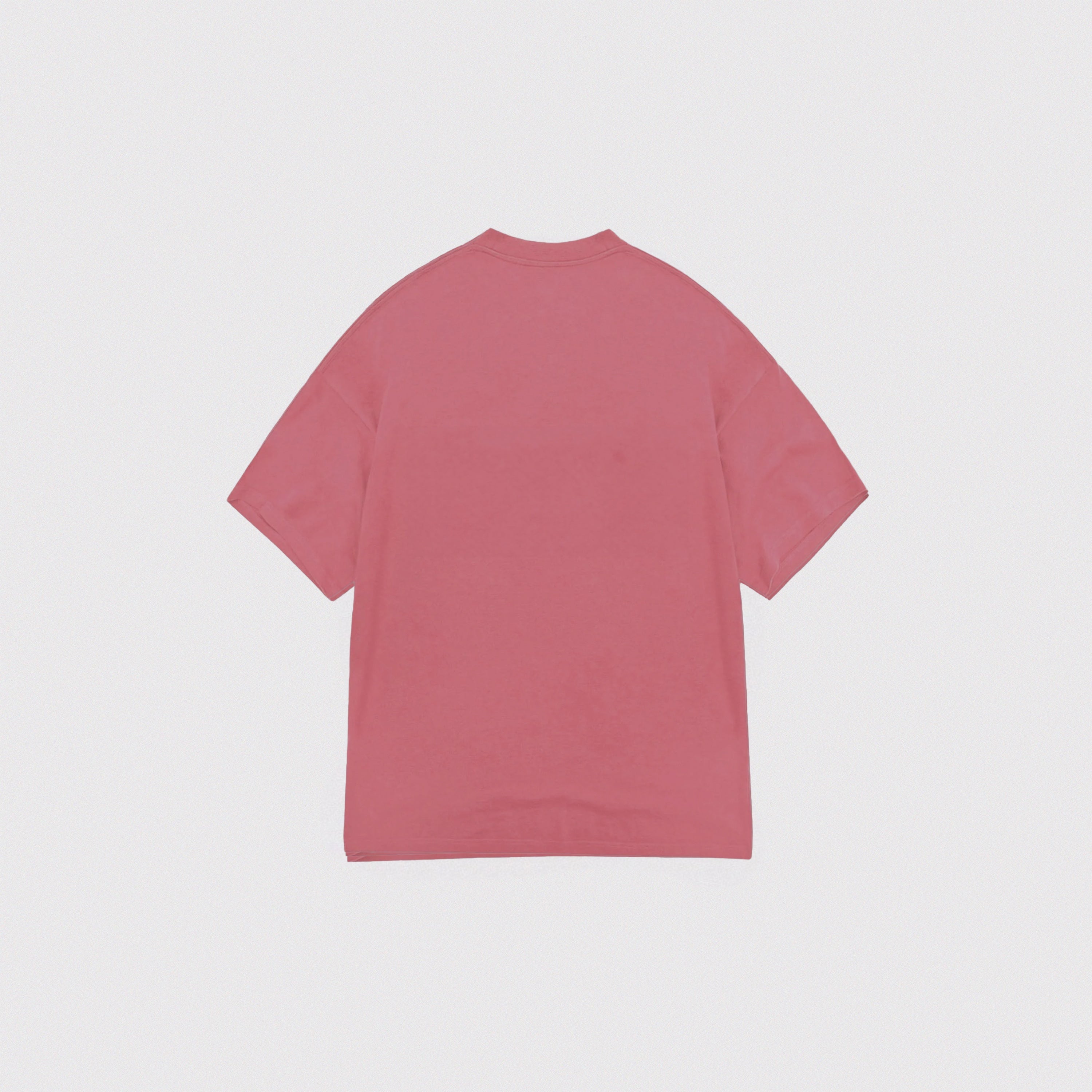 HEAVY OVERSIZE TEE - FADED PINK