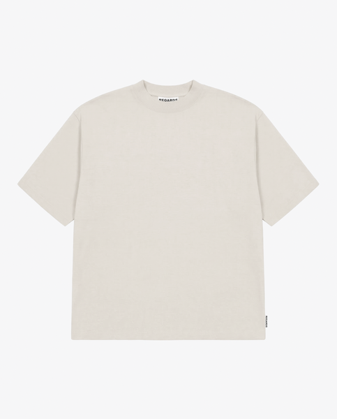 HEAVY OVERSIZE TEE - LIGHT SAND