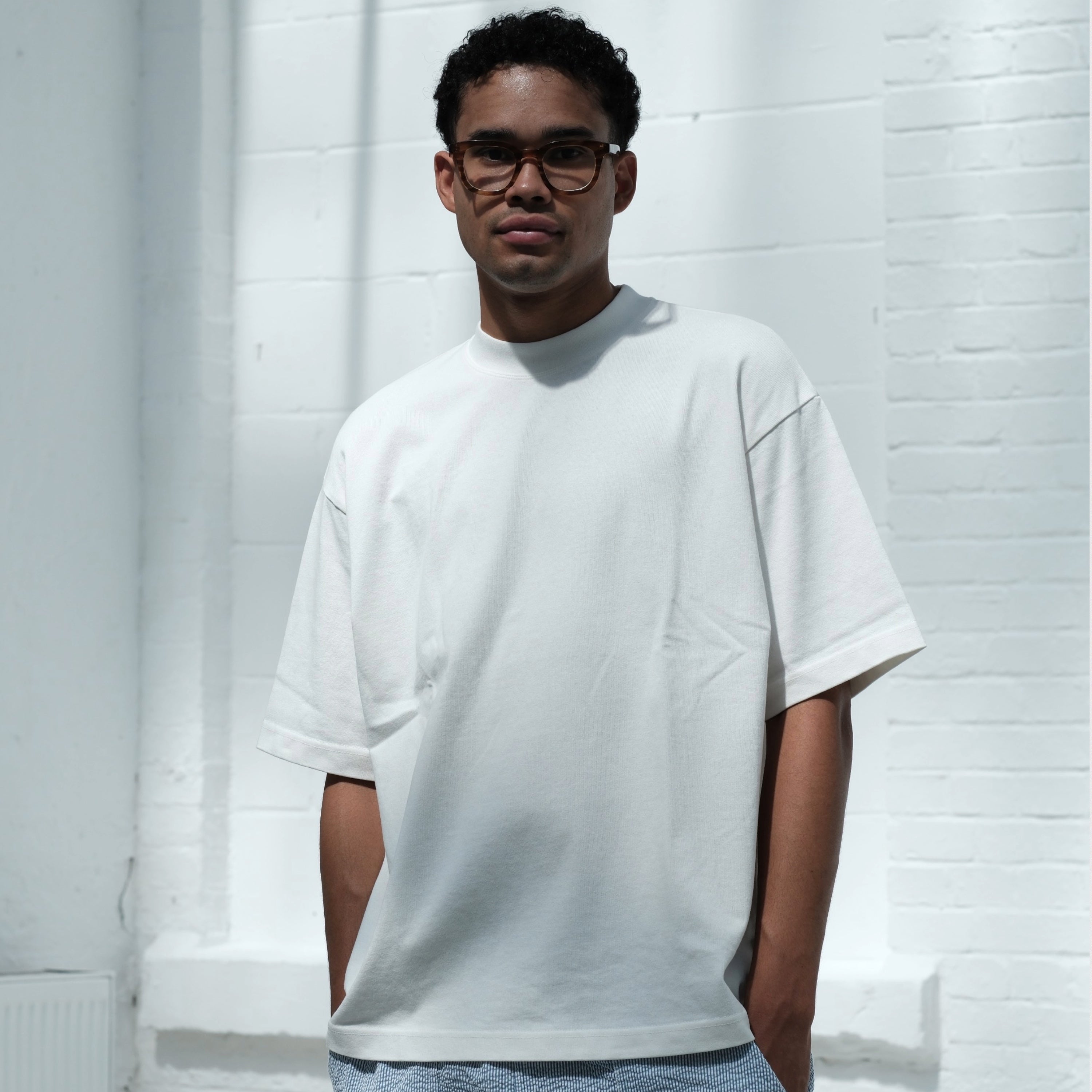 HEAVY OVERSIZE TEE - SNOW