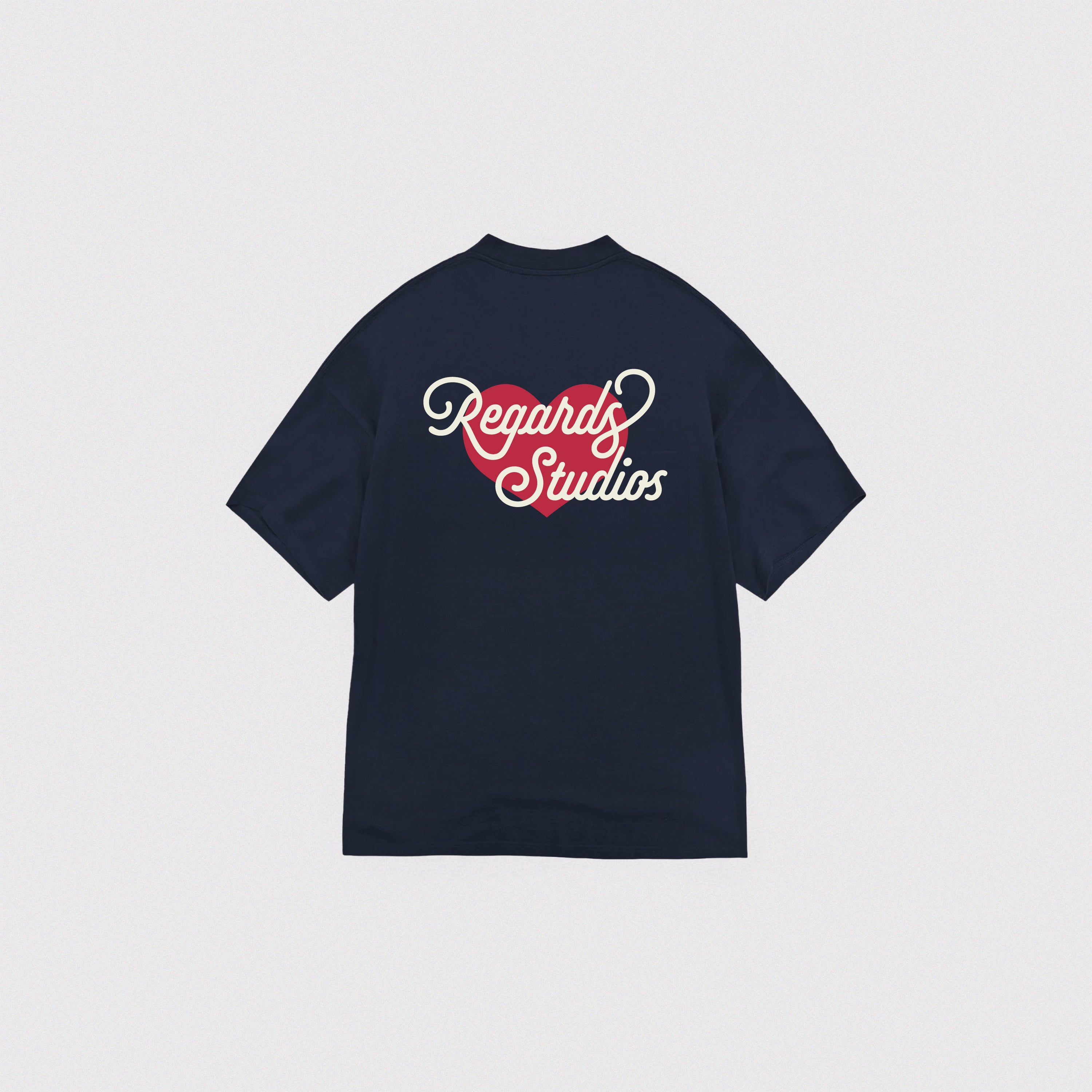 HEART ICON TEE I - NAVY