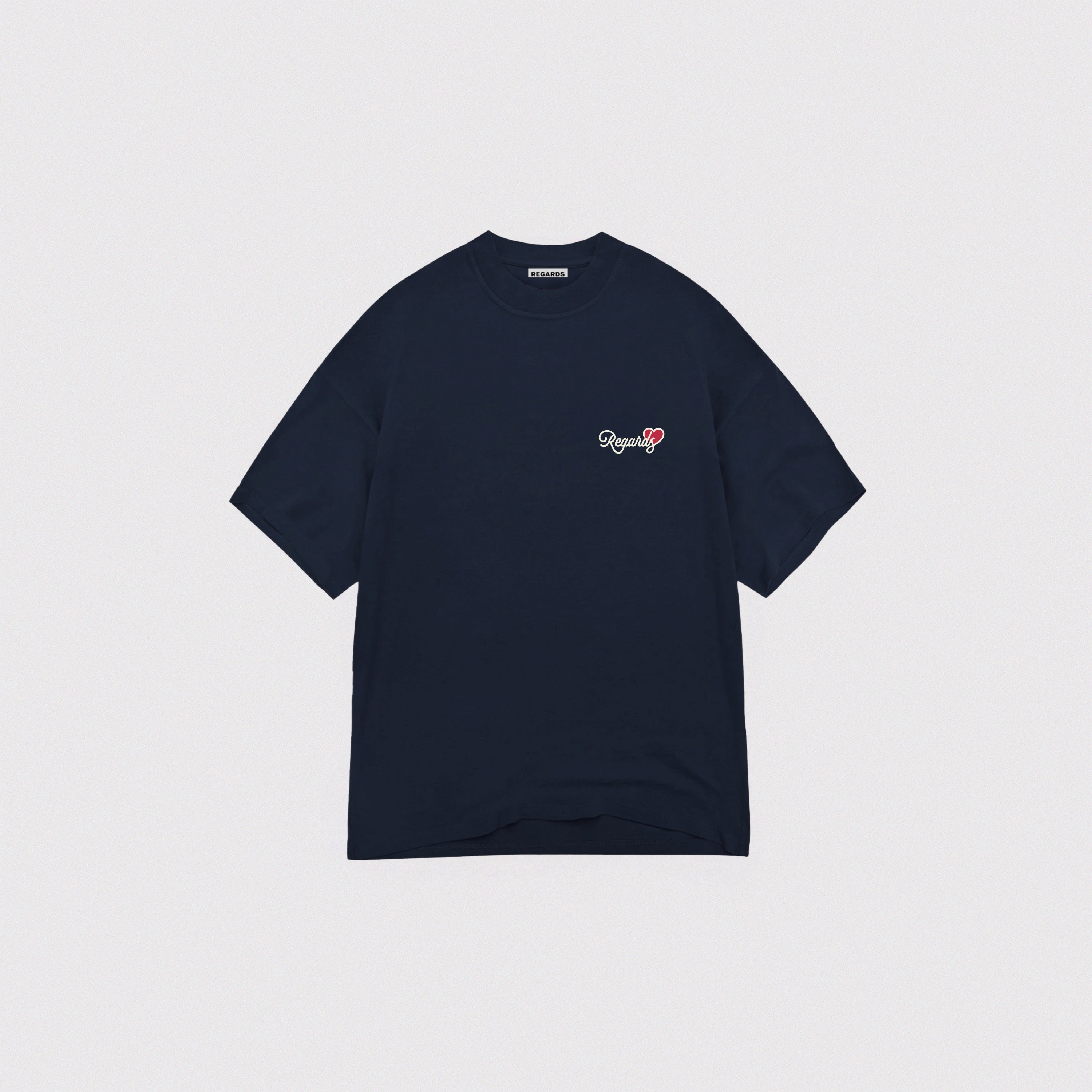 HEART ICON TEE I - NAVY