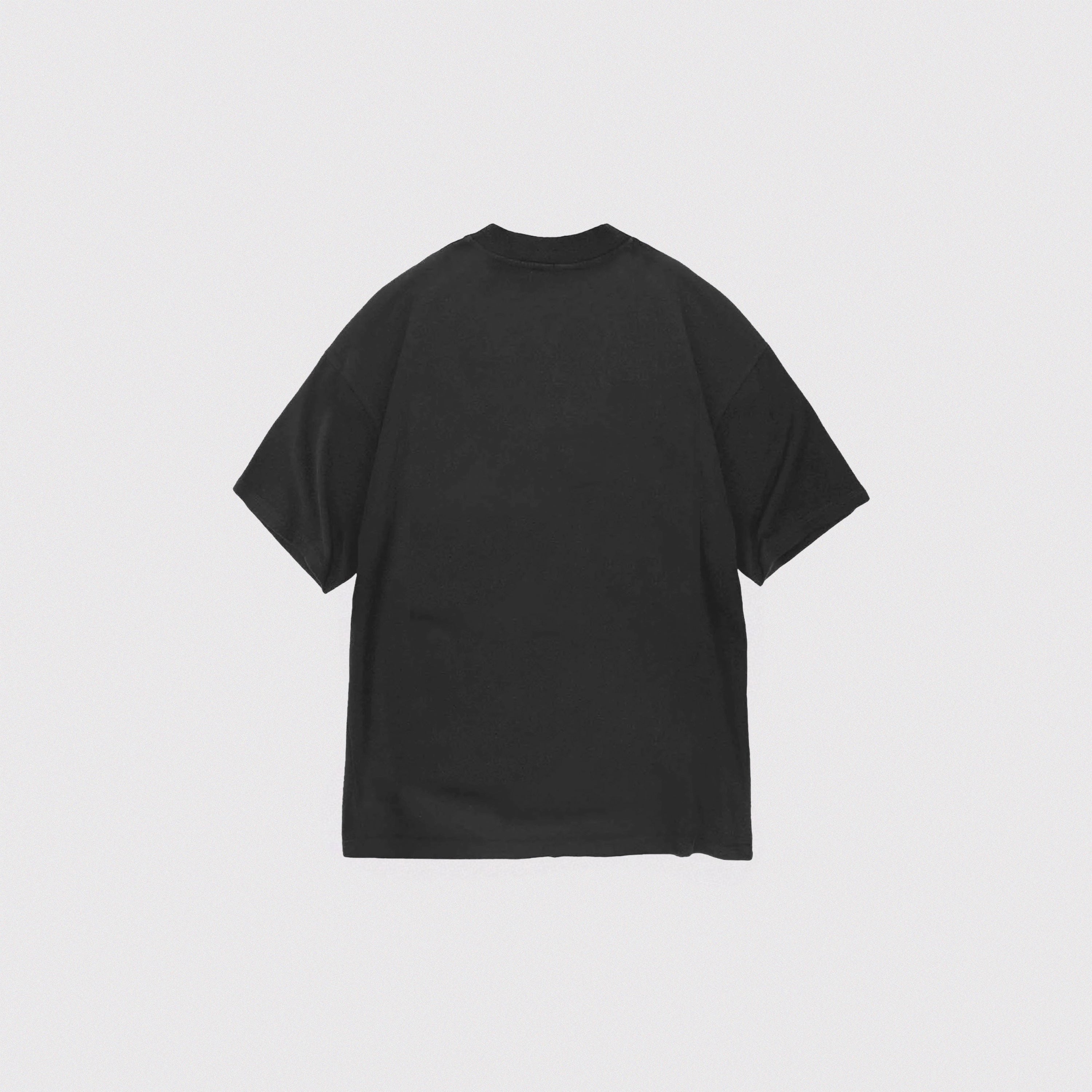 HEART ICON TEE II - BLACK WASHED