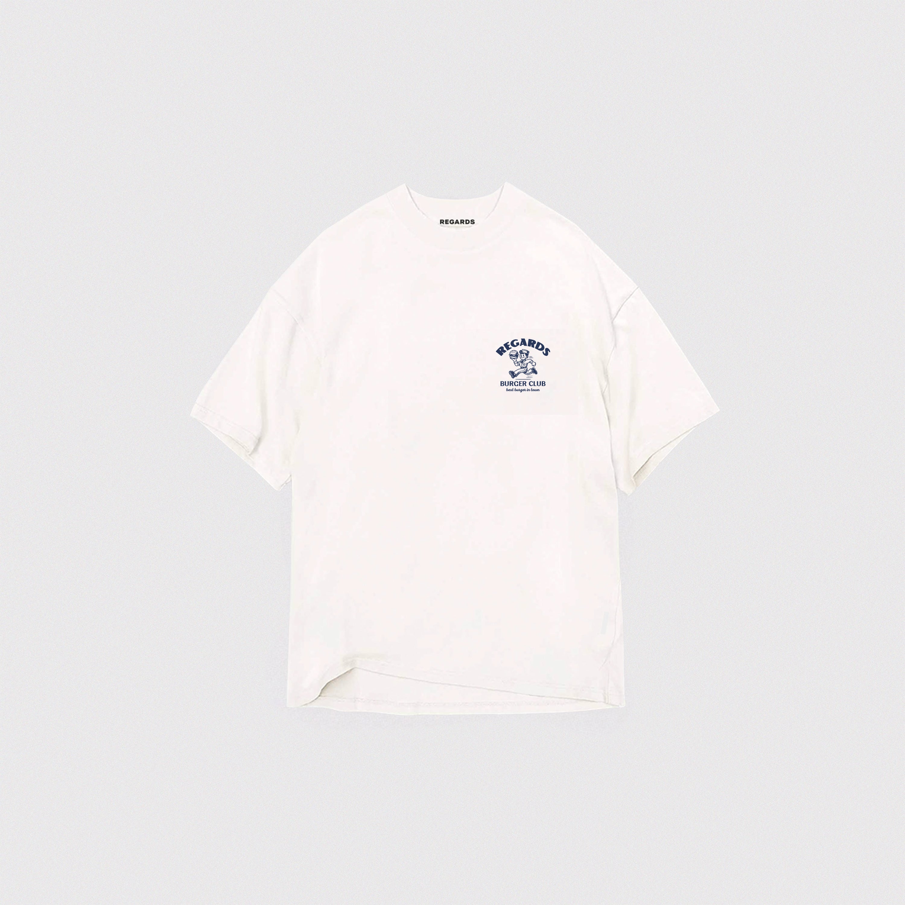 BURGER CLUB TEE - SNOW