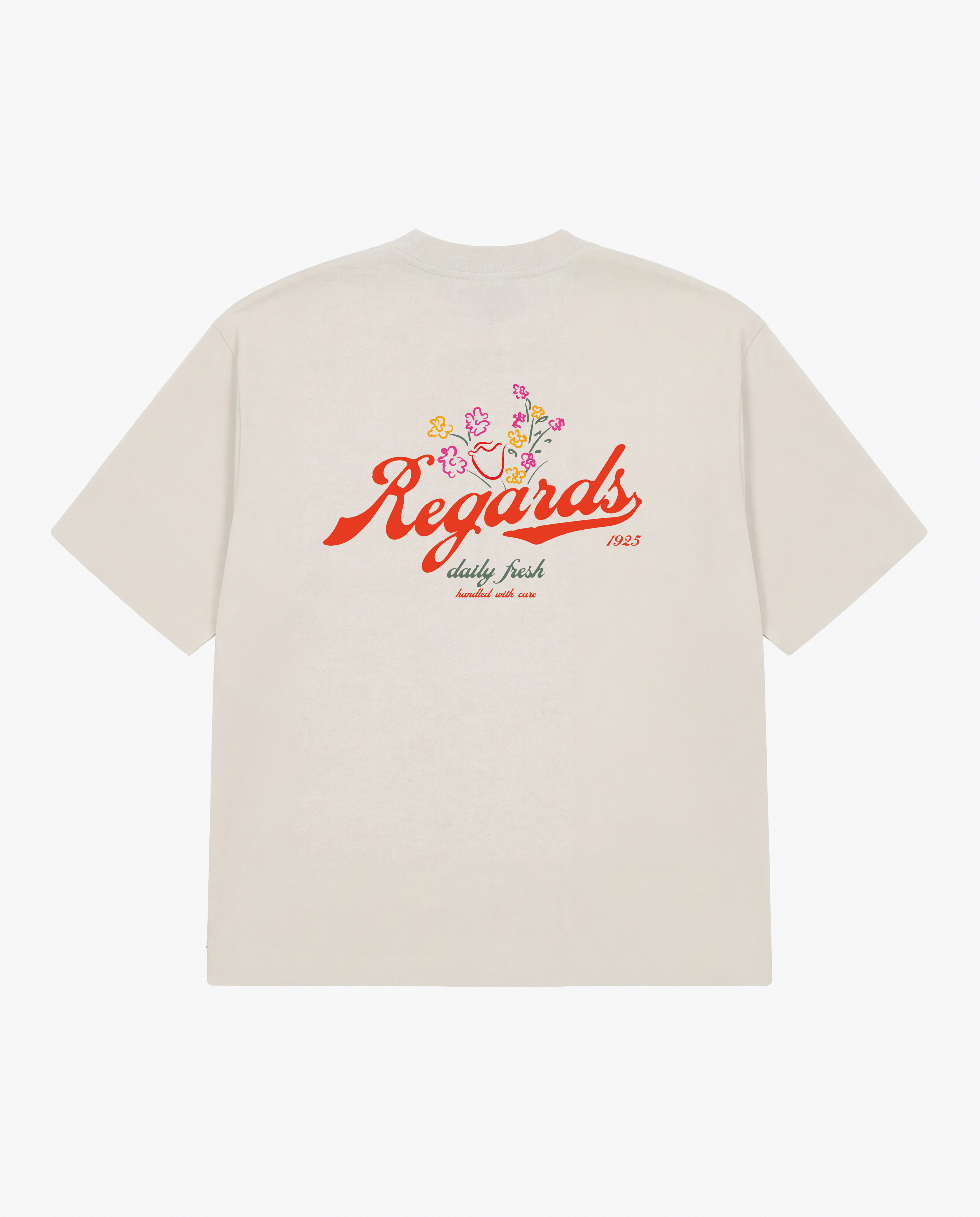 SHOP LOGO TEE - LIGHT SAND