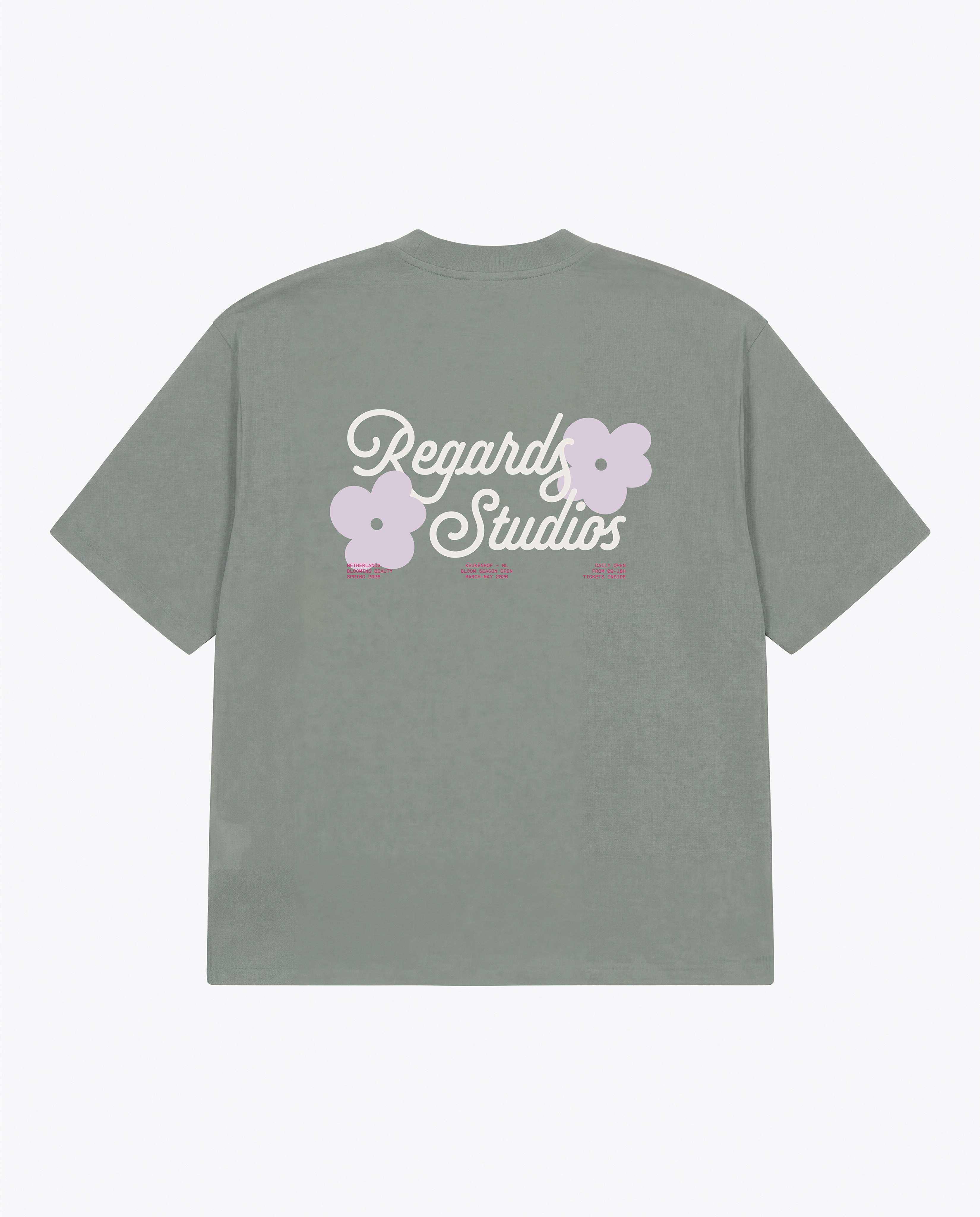 FLOWER ICON '26 Tee - FROSTED MOSS