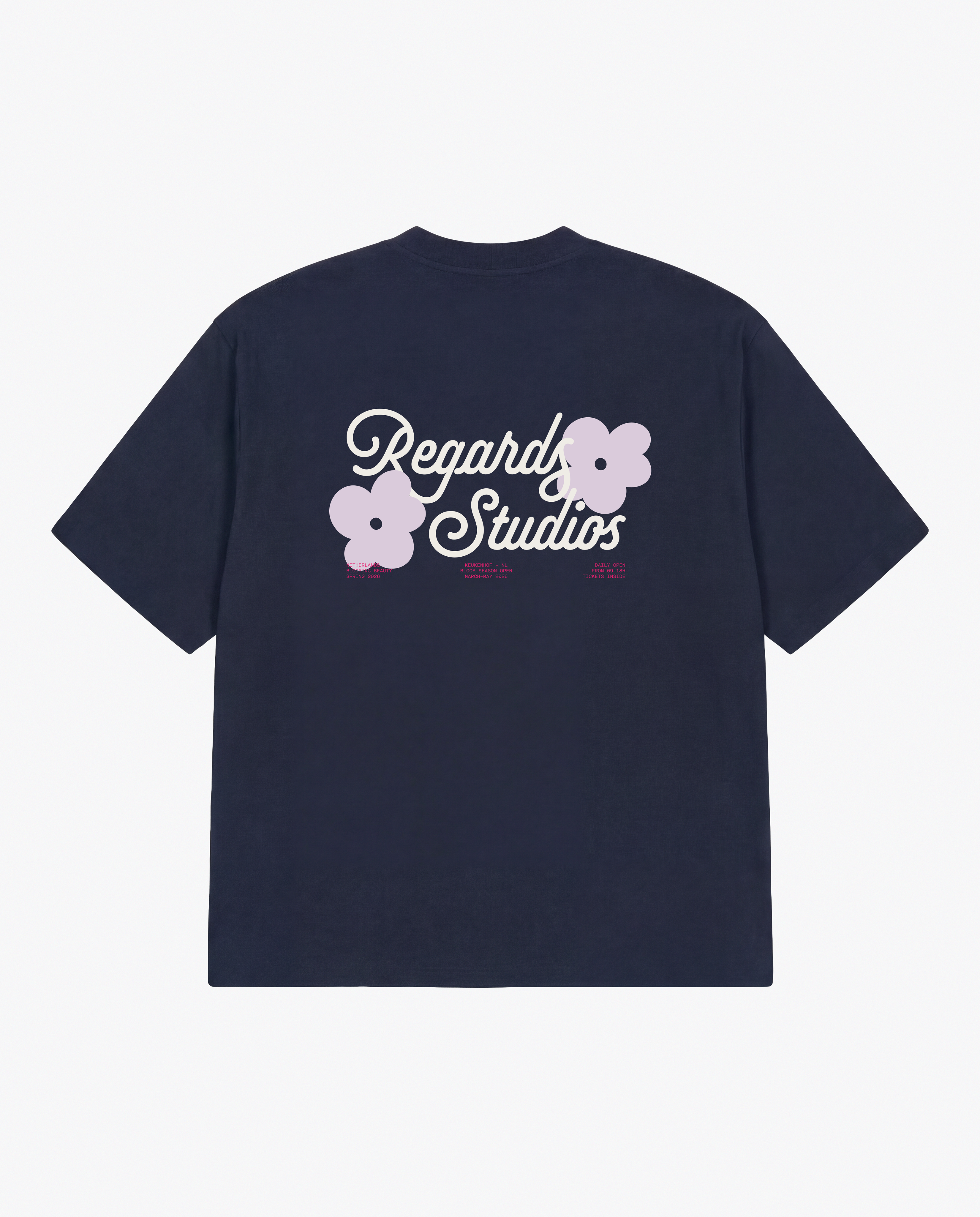 FLOWER ICON '26 TEE - NAVY