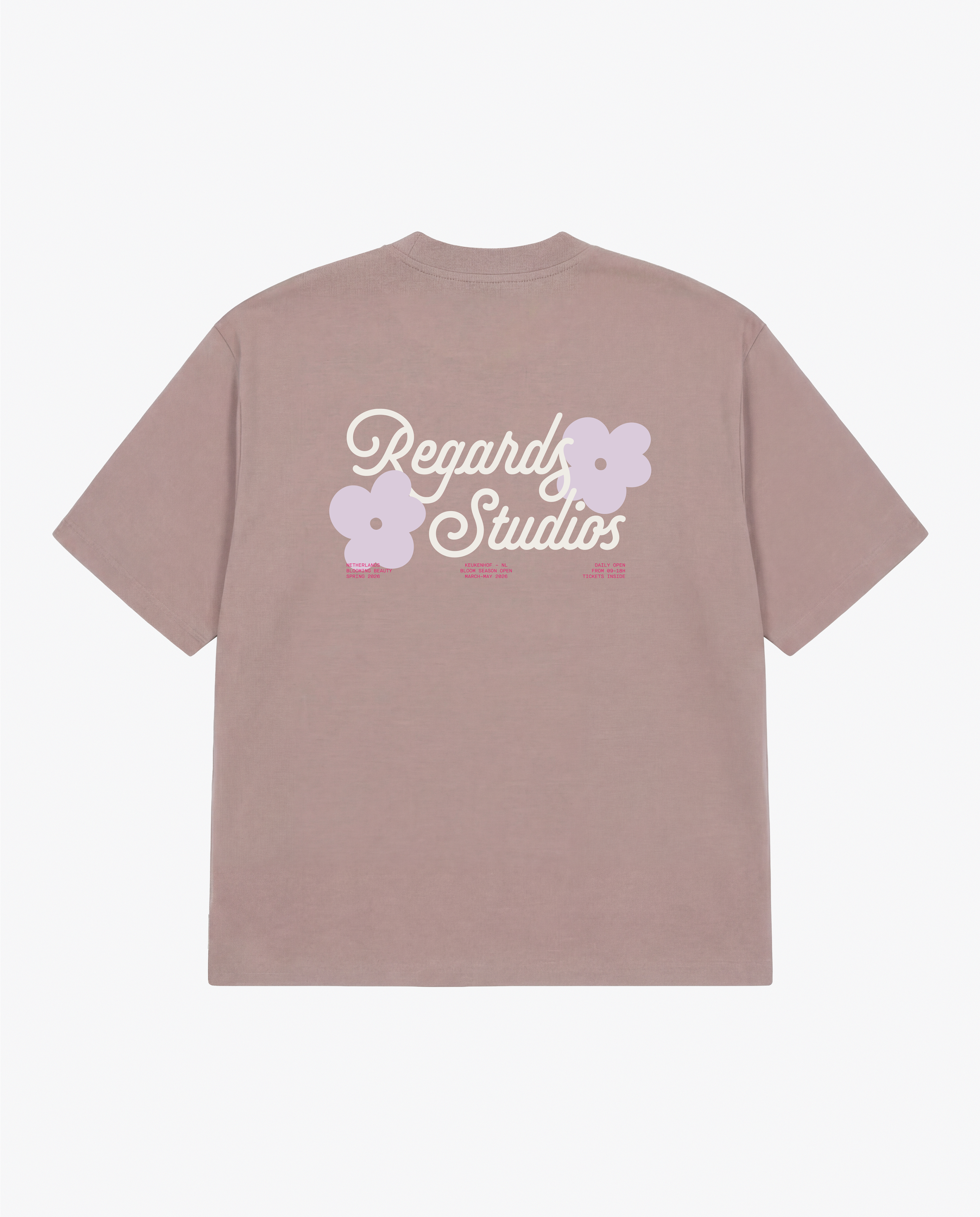 FLOWER ICON '26 Tee - ROSE GREY