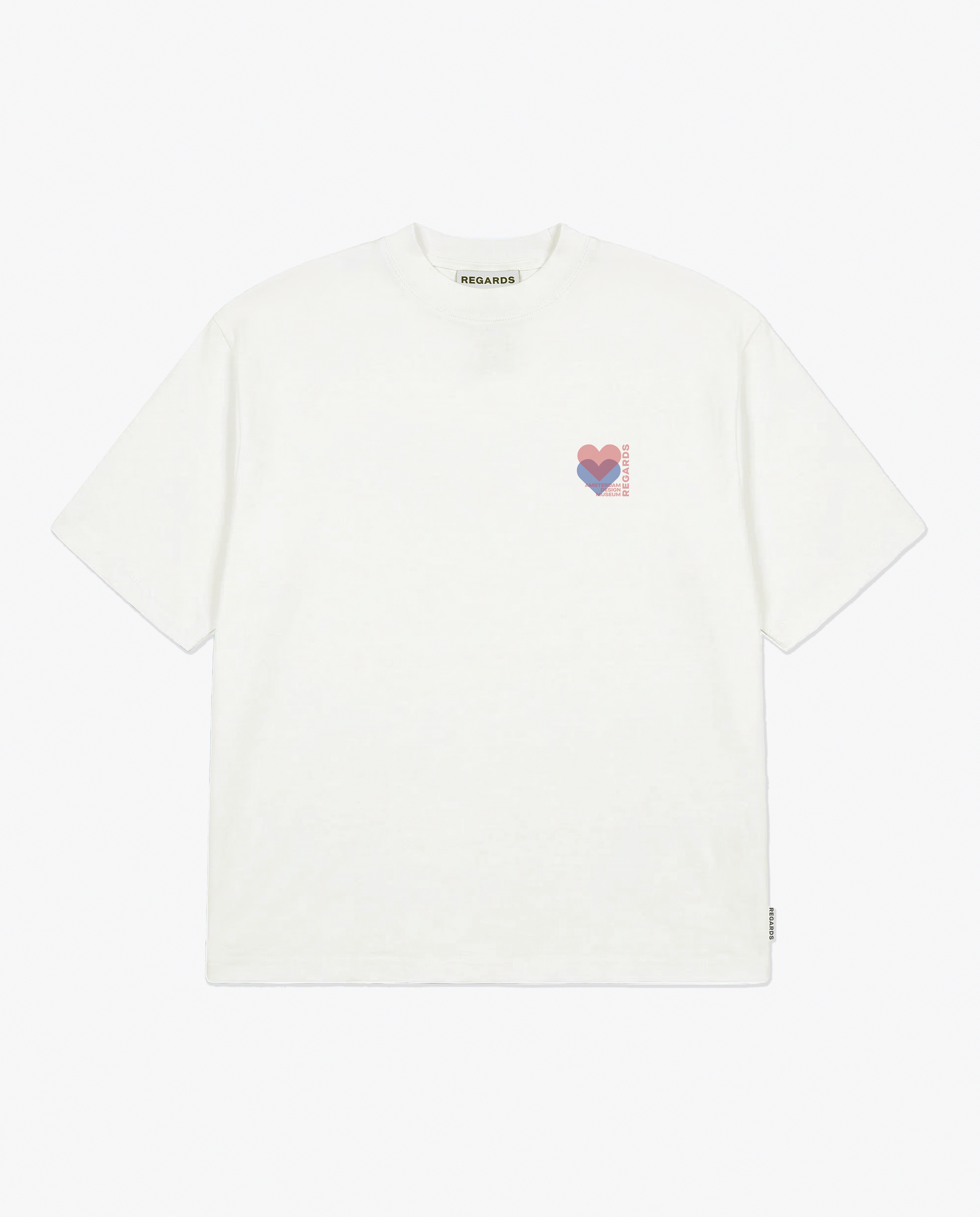 MUSEUM HEART TEE - SNOW