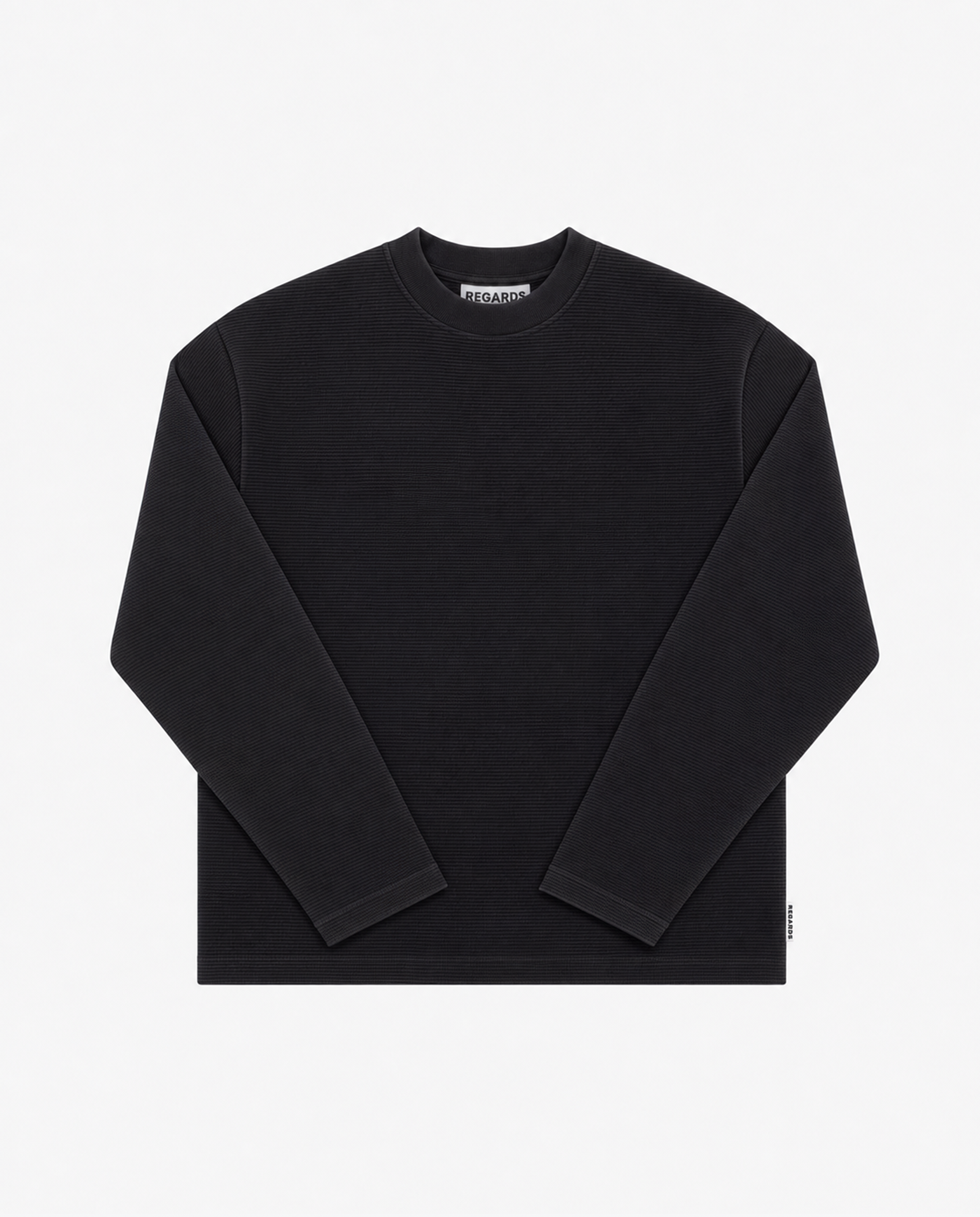 OTTOMAN OVERSIZE LONGSLEEVE - BLACK