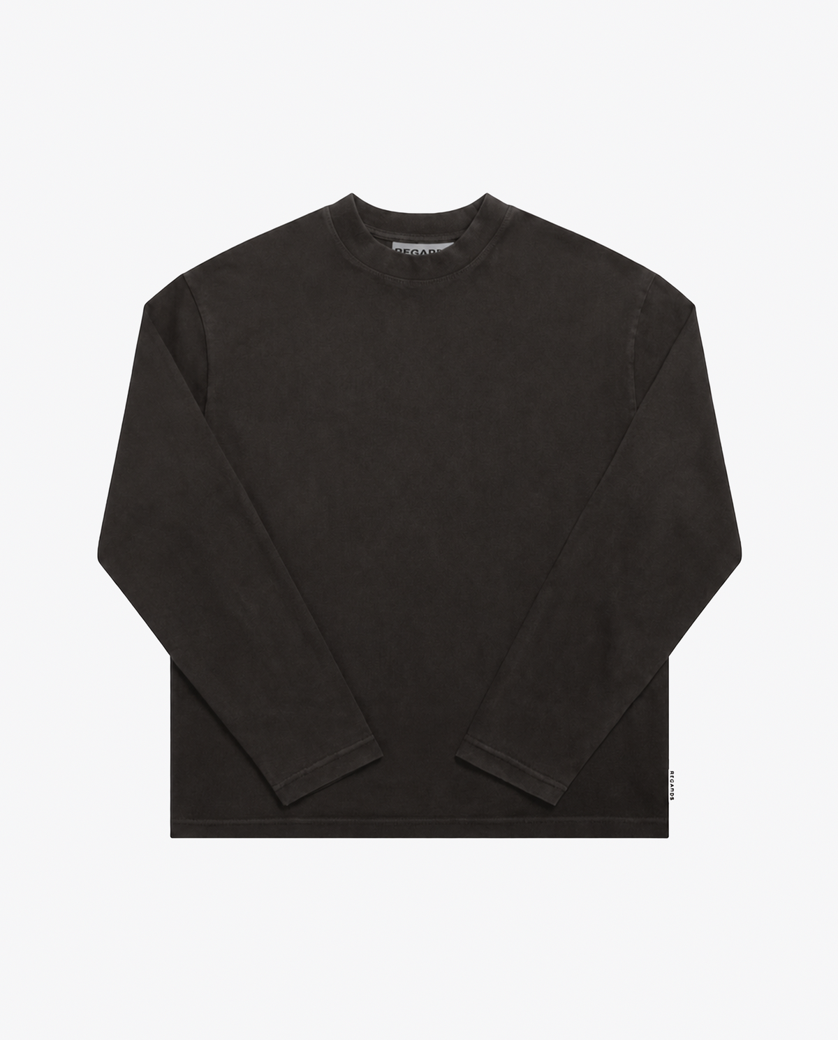 HEAVY OVERSIZE LONGSLEEVE - ESPRESSO WASHED