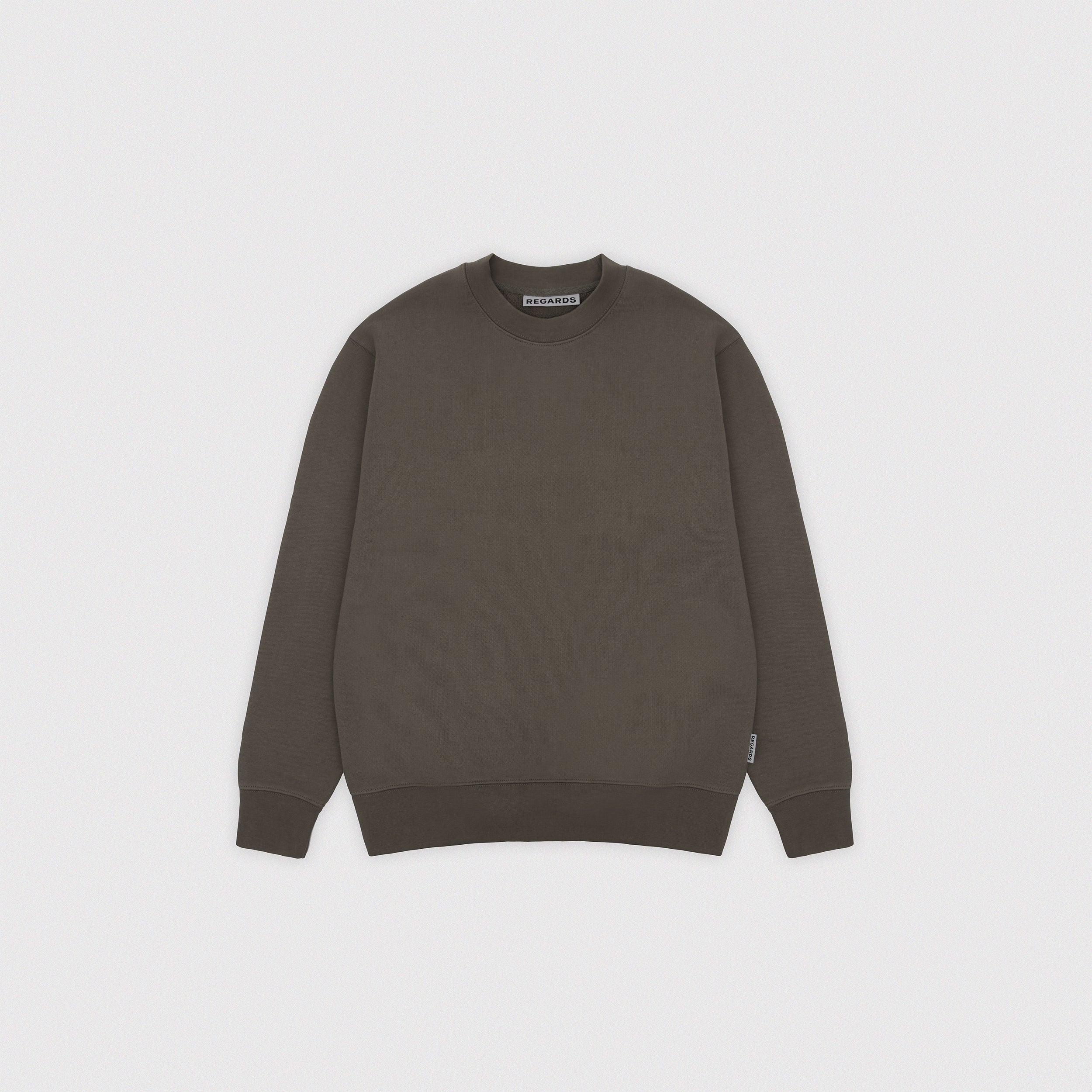 RELAXED CREWNECK - COFFEE