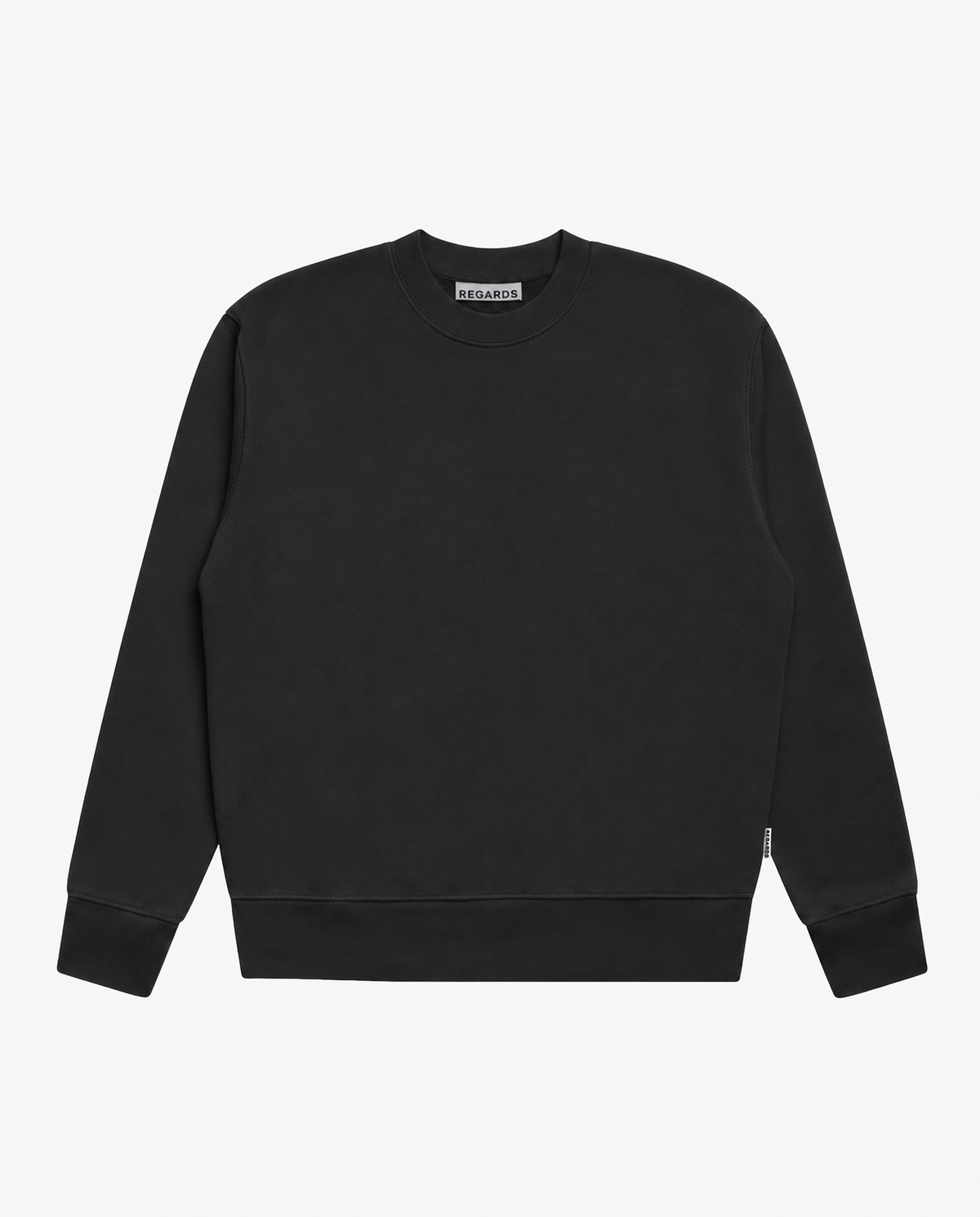 RELAXED LOOPBACK CREW - ESPRESSO WASHED