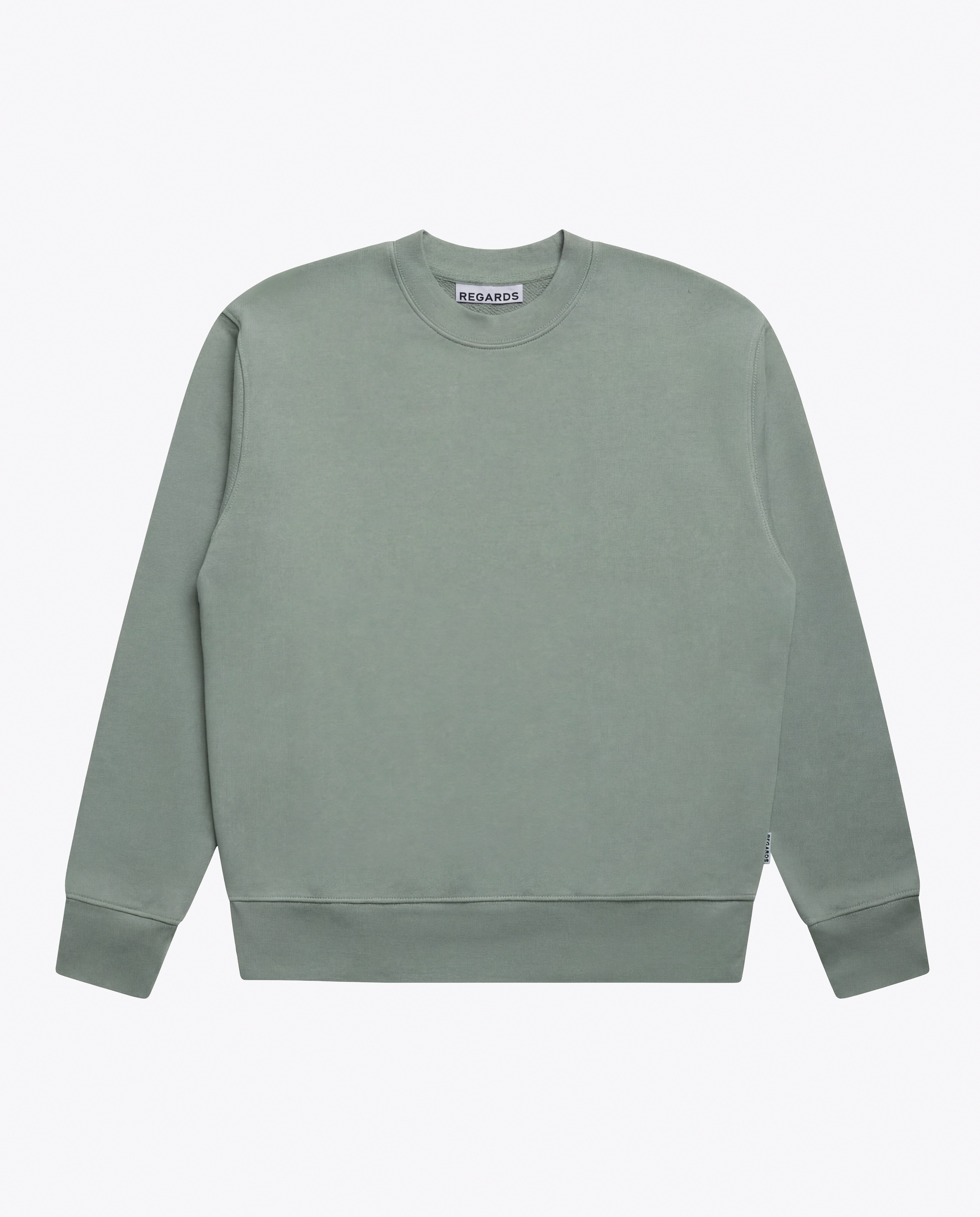 RELAXED LOOPBACK CREWNECK - FROSTED MOSS