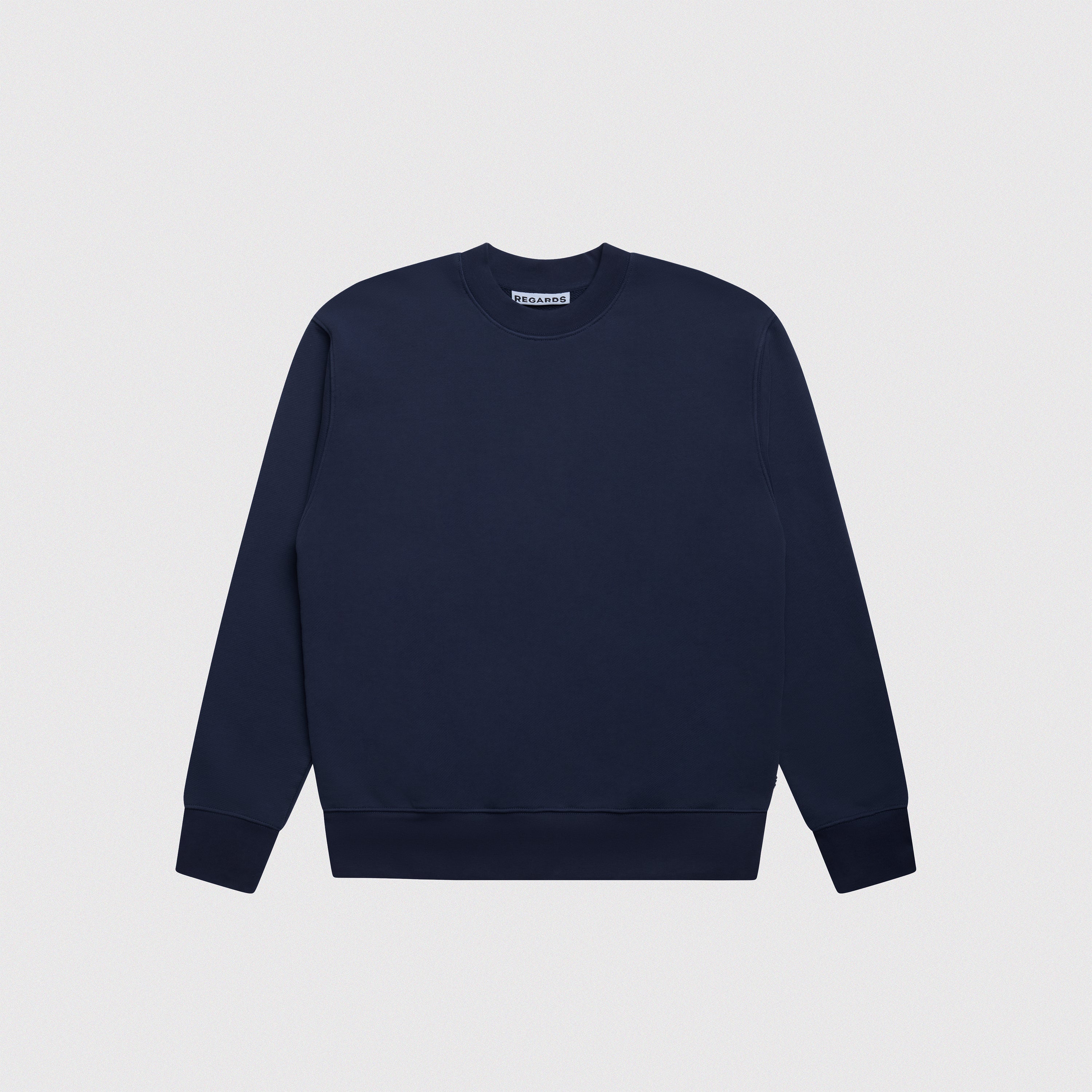 RELAXED LOOPBACK CREWNECK - NAVY