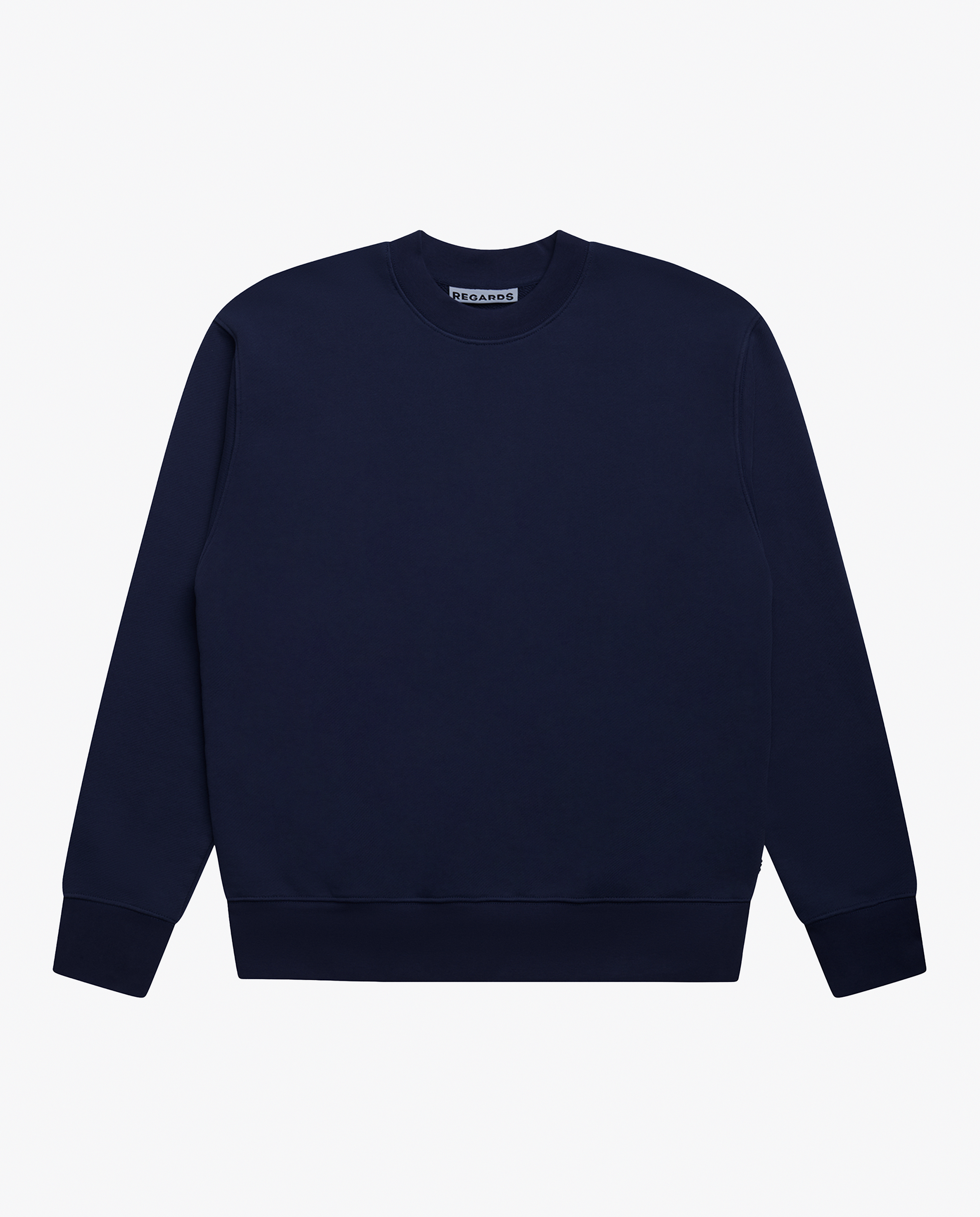 RELAXED LOOPBACK CREWNECK - NAVY