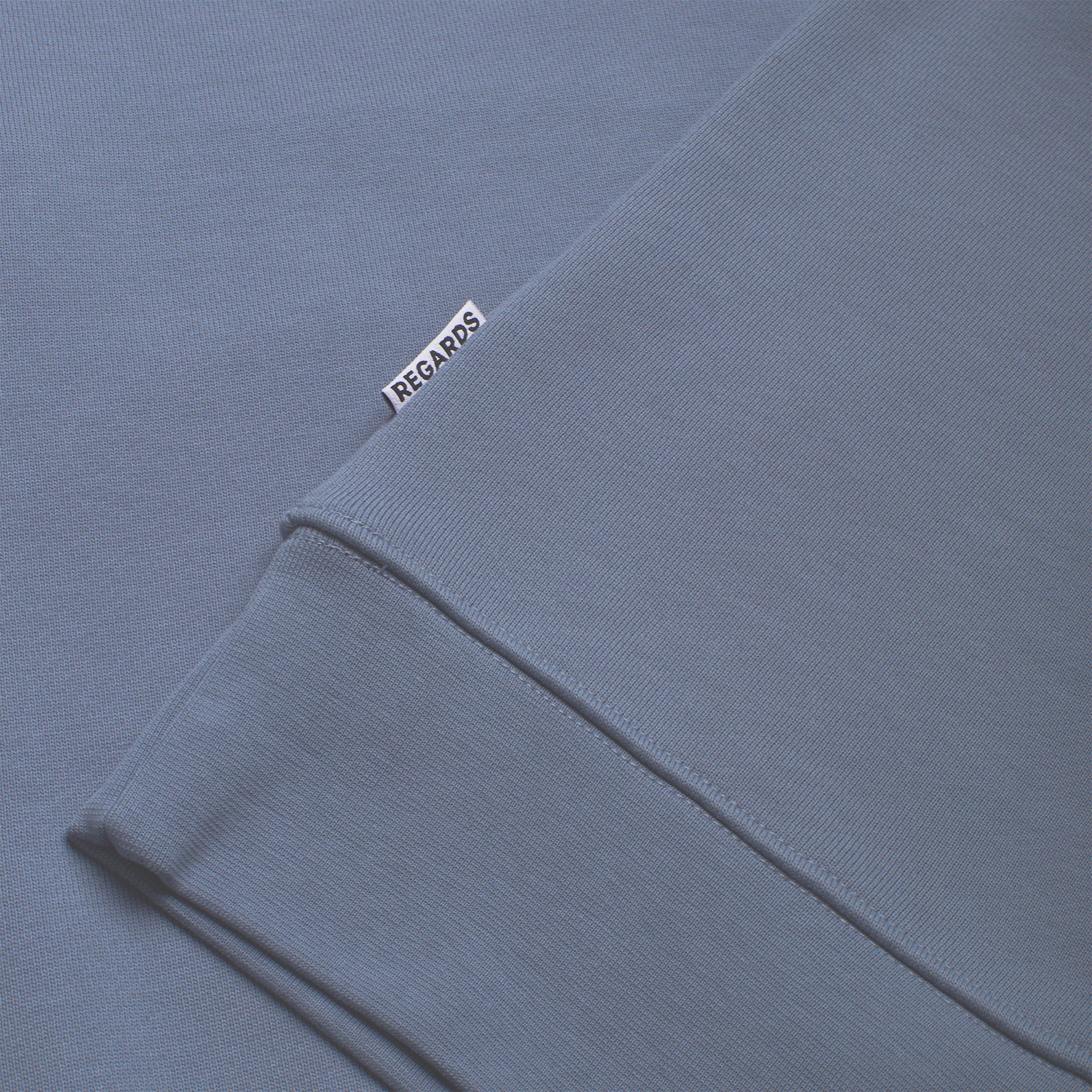 RELAXED LOOPBACK CREWNECK - SOFT STEEL