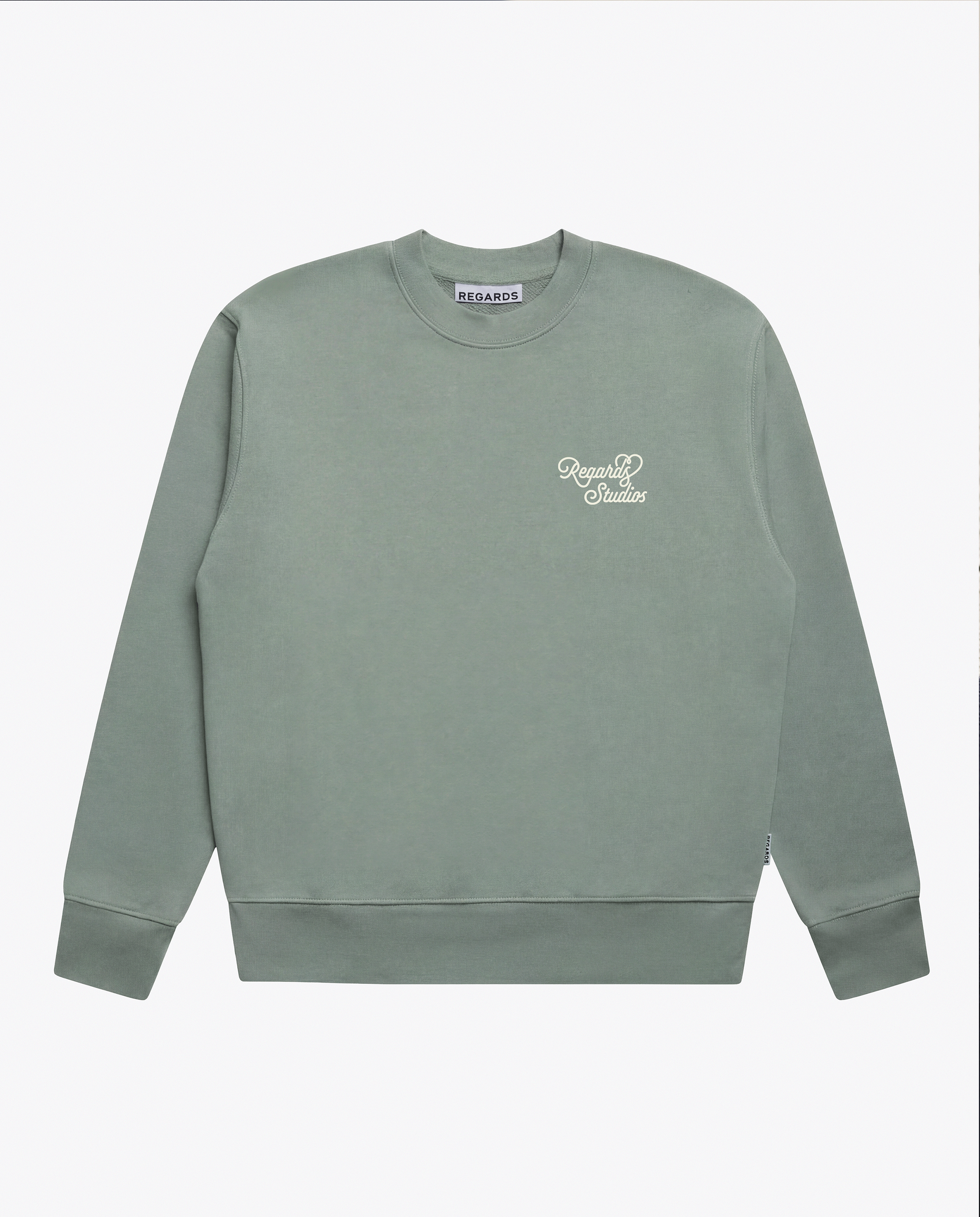 FLOWER ICON CREWNECK - FROSTED MOSS