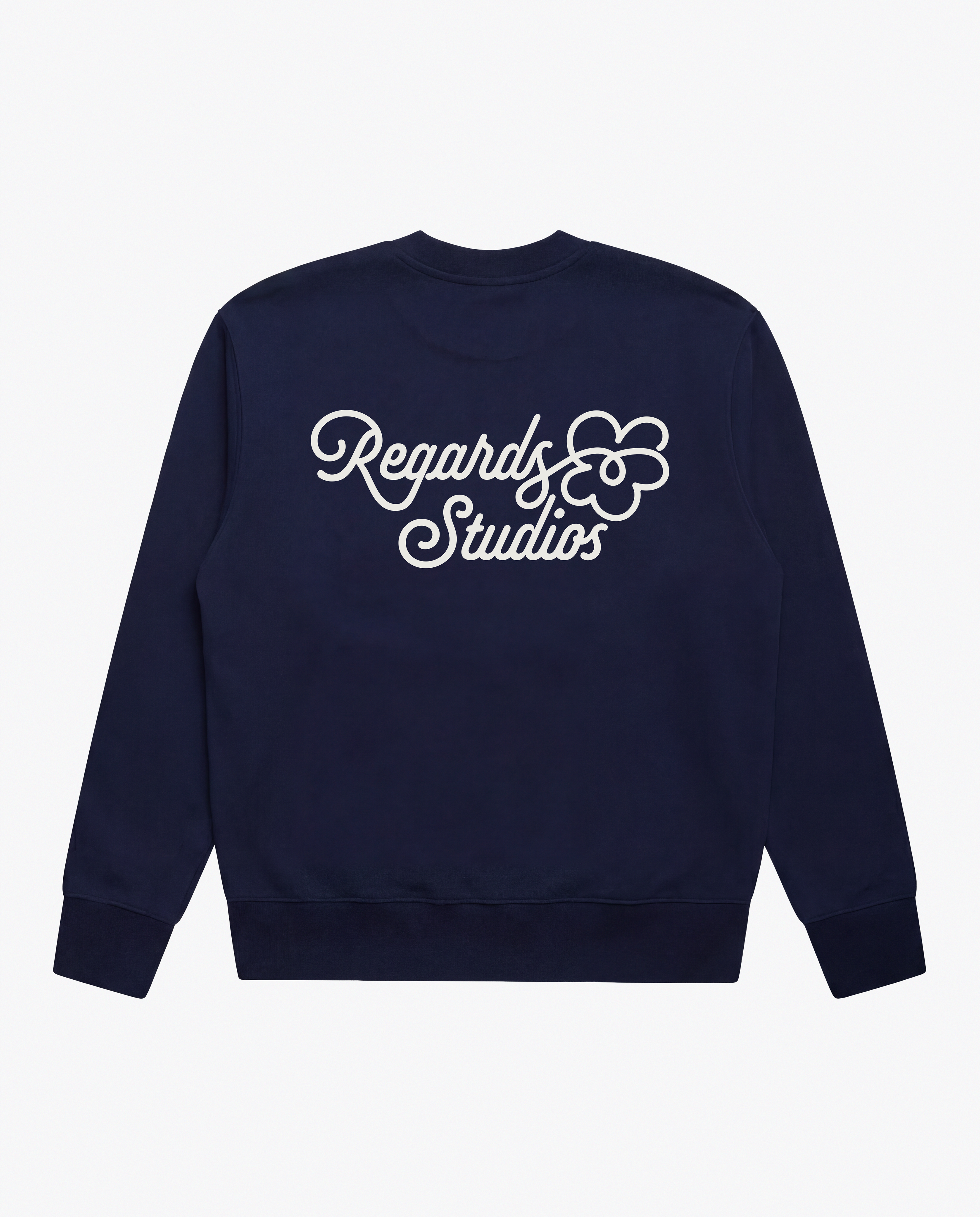 FLOWER ICON CREWNECK - NAVY
