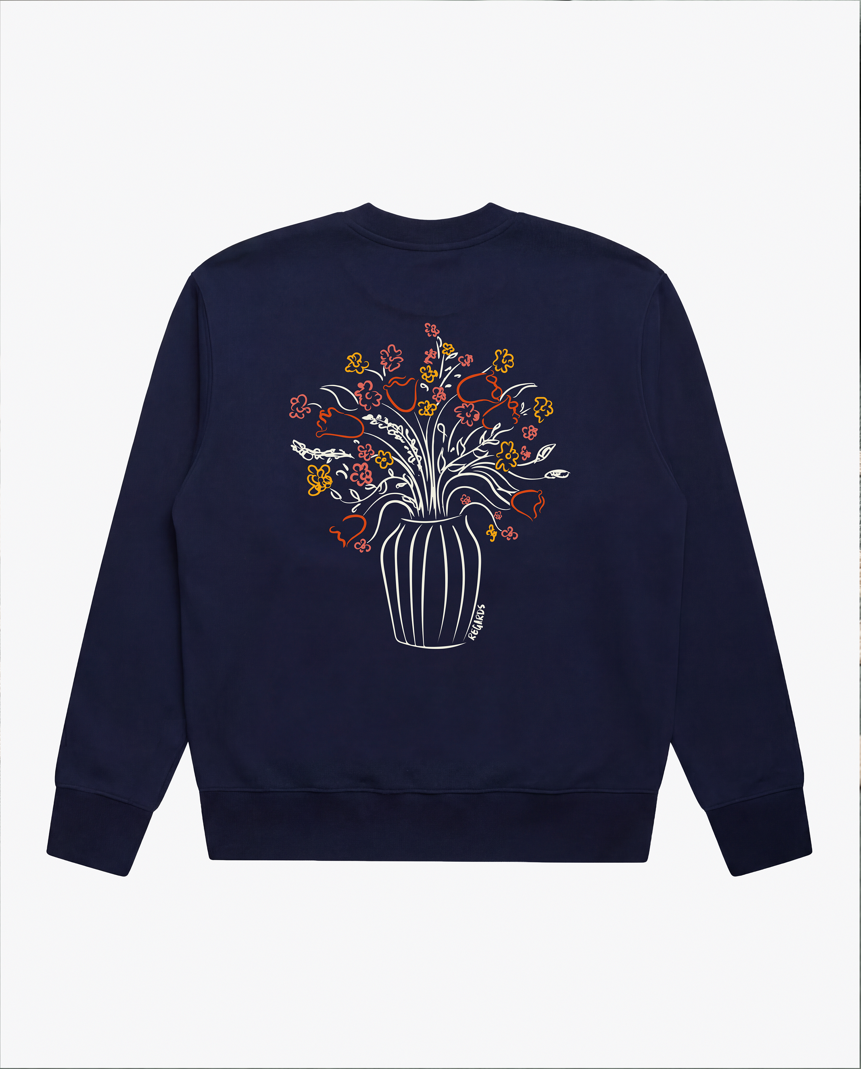 BOUQUET CREWNECK - NAVY